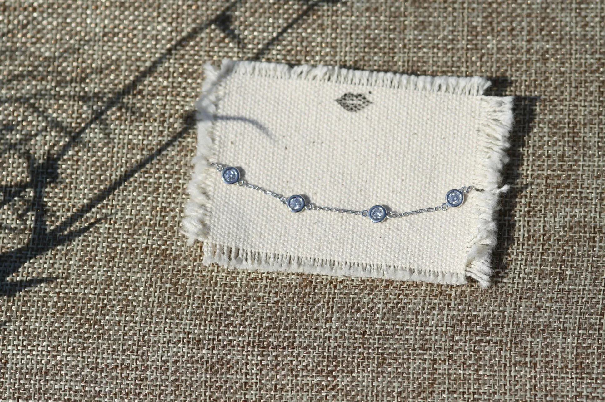 14k Diamond by the Yard Bracelet by VicStoneNYC Fine Jewelry