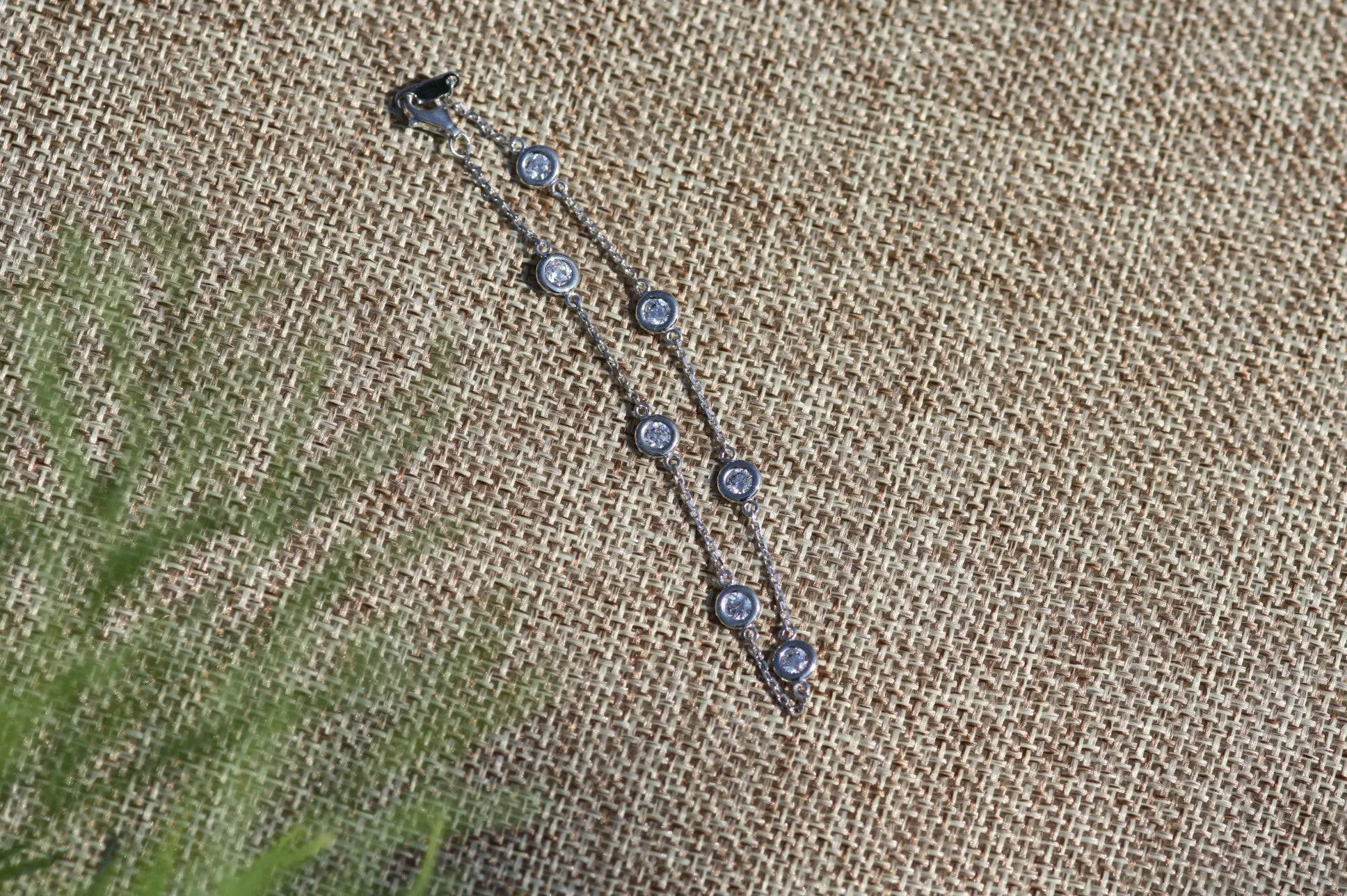 14k Diamond by the Yard Bracelet by VicStoneNYC Fine Jewelry