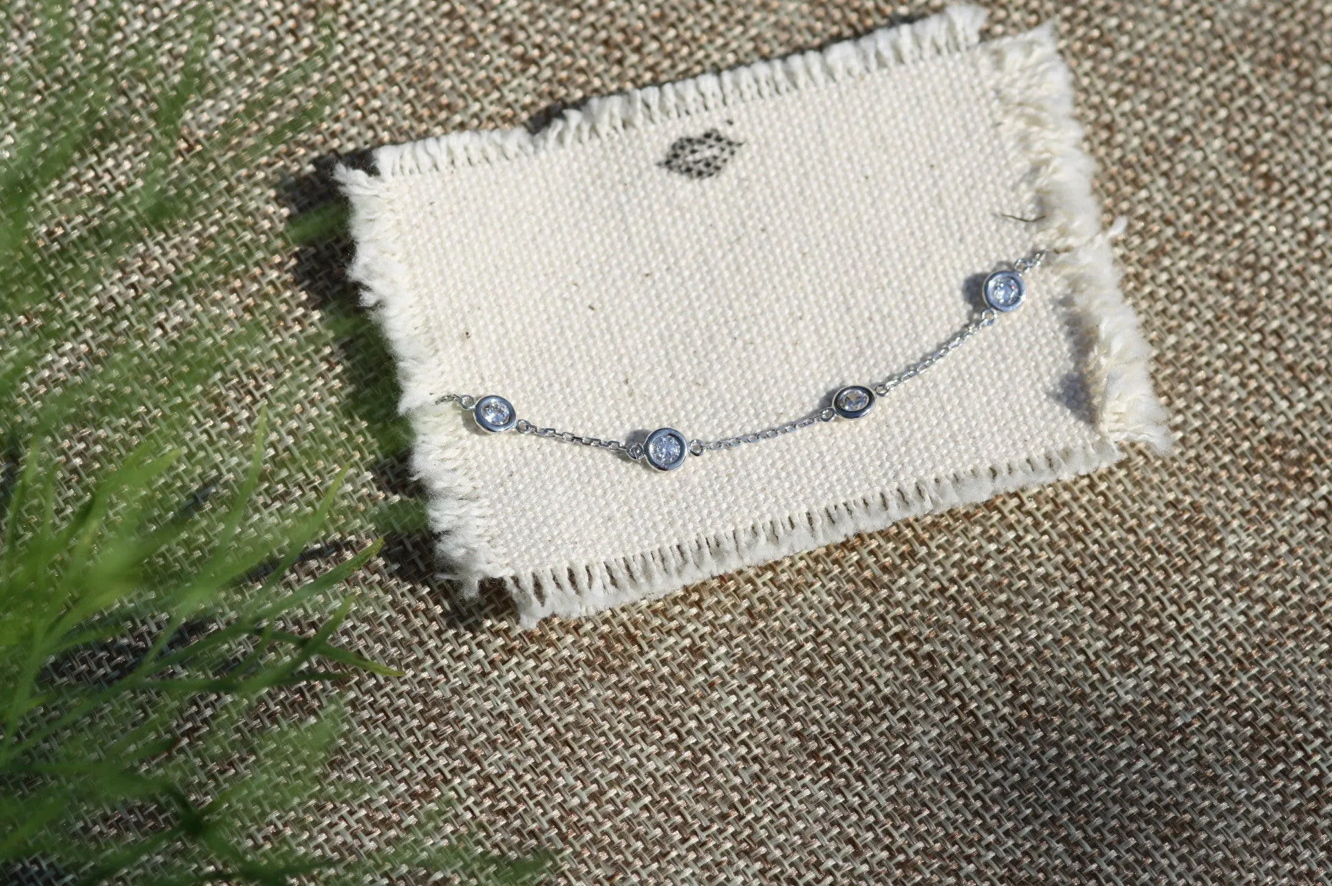 14k Diamond by the Yard Bracelet by VicStoneNYC Fine Jewelry