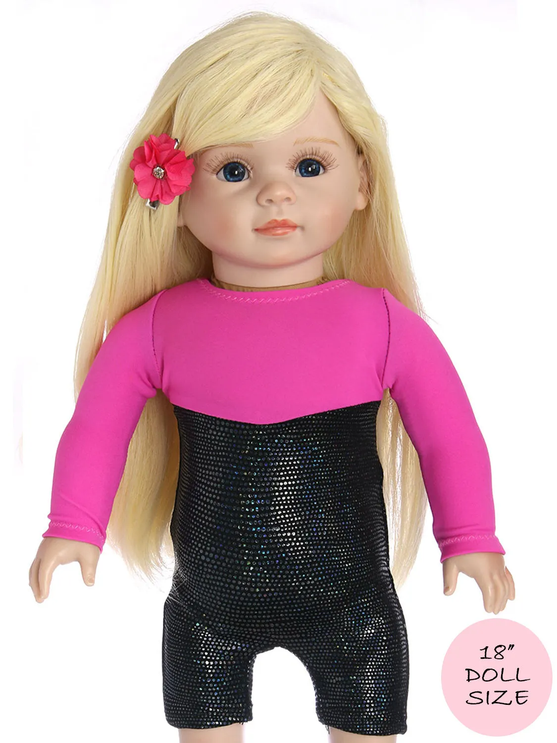 18" doll clothes patterns -UNITARD (D1310)