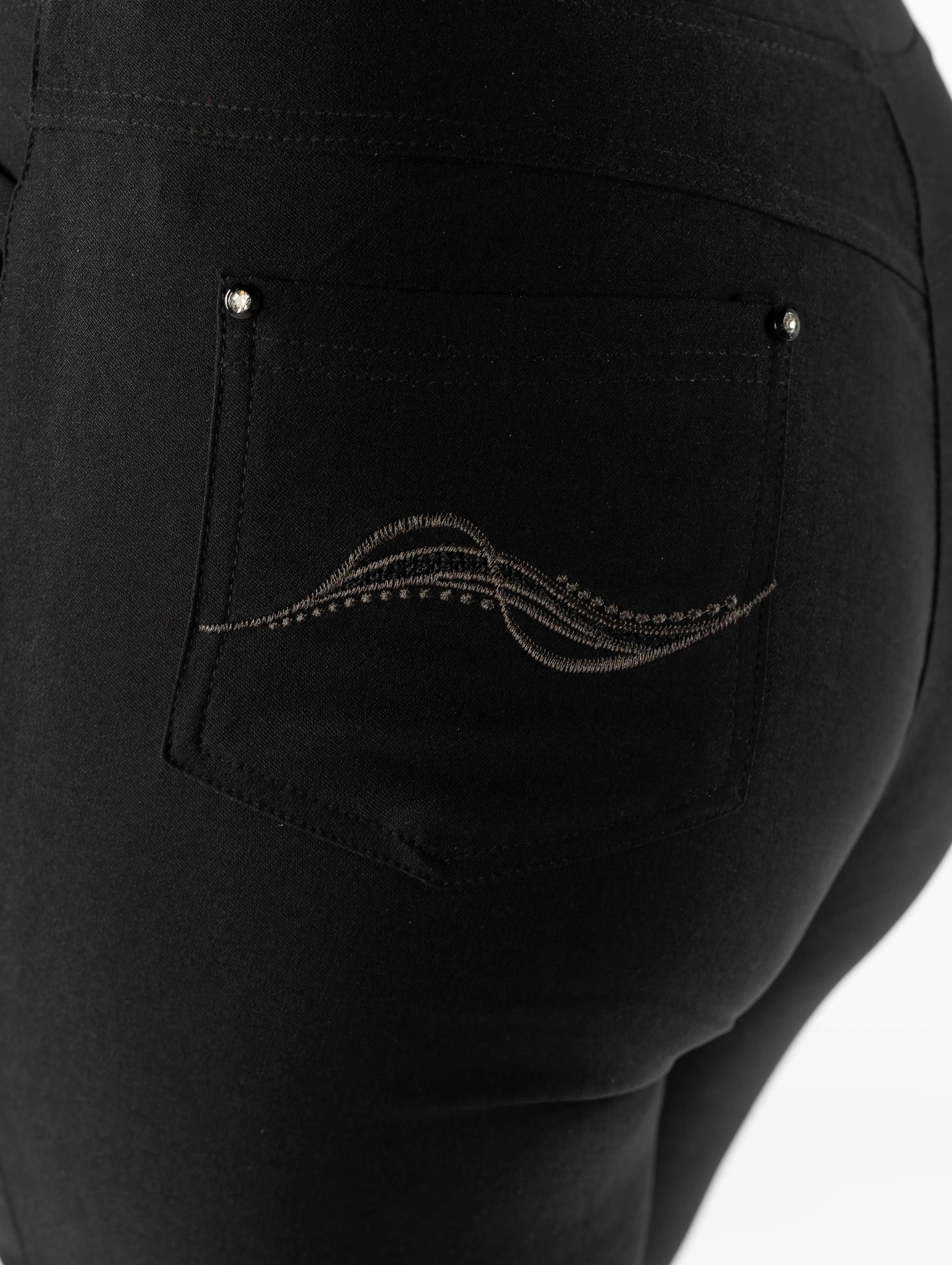29"Leg stud pocket elasticated trouser