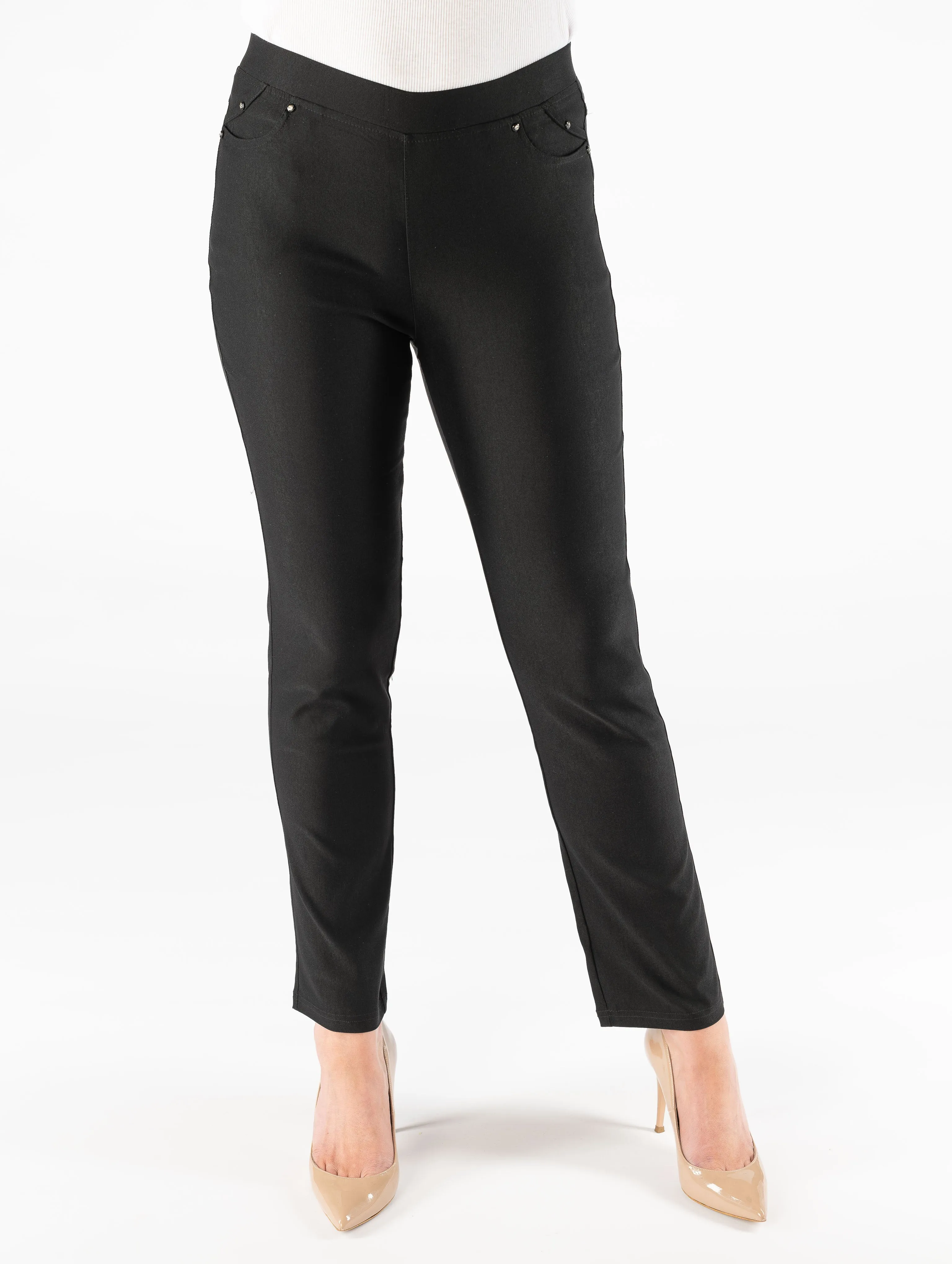 29"Leg stud pocket elasticated trouser