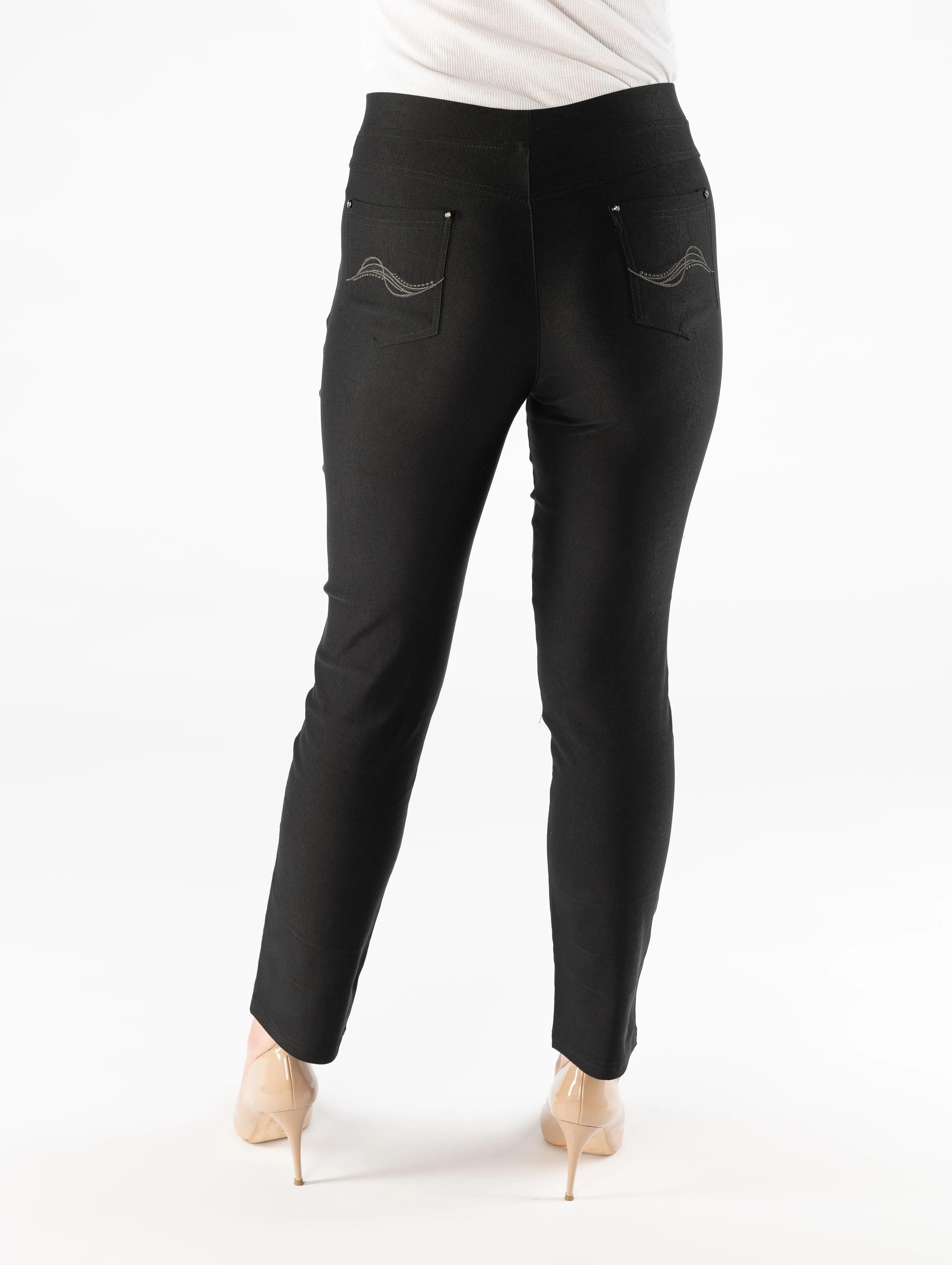 29"Leg stud pocket elasticated trouser