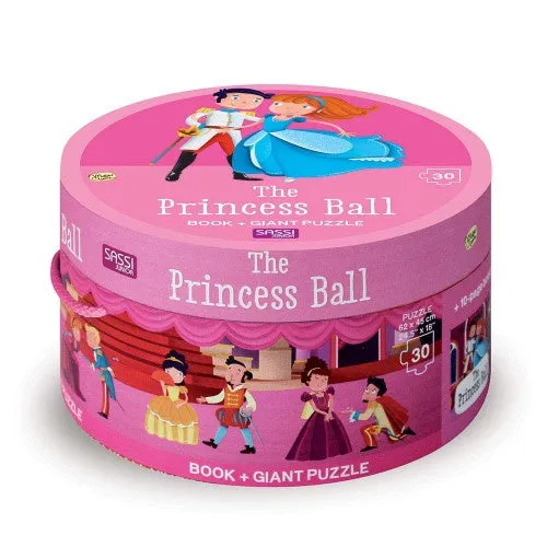 30 Piece Giant Puzzle & Book - The Princess Ball