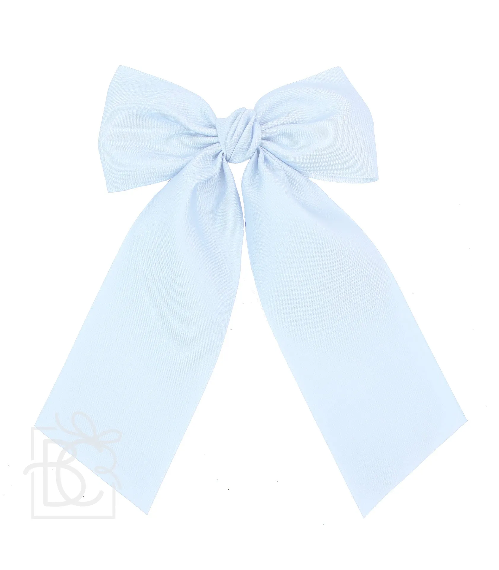 4.5" Opaque Satin Bow W/ Euro Knot & Tails
