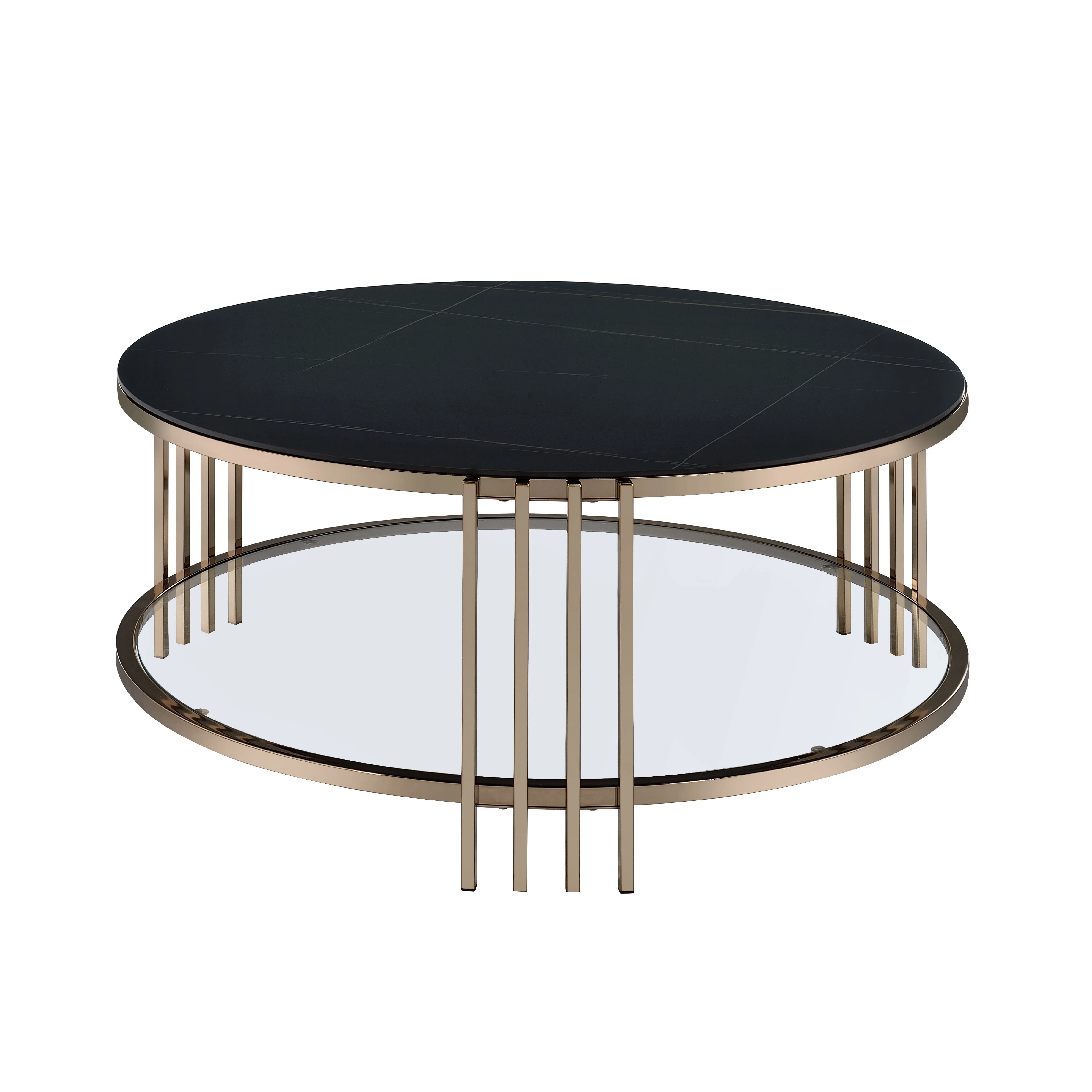 Abisha - Sintered Stone Top Round Table by Couch.com