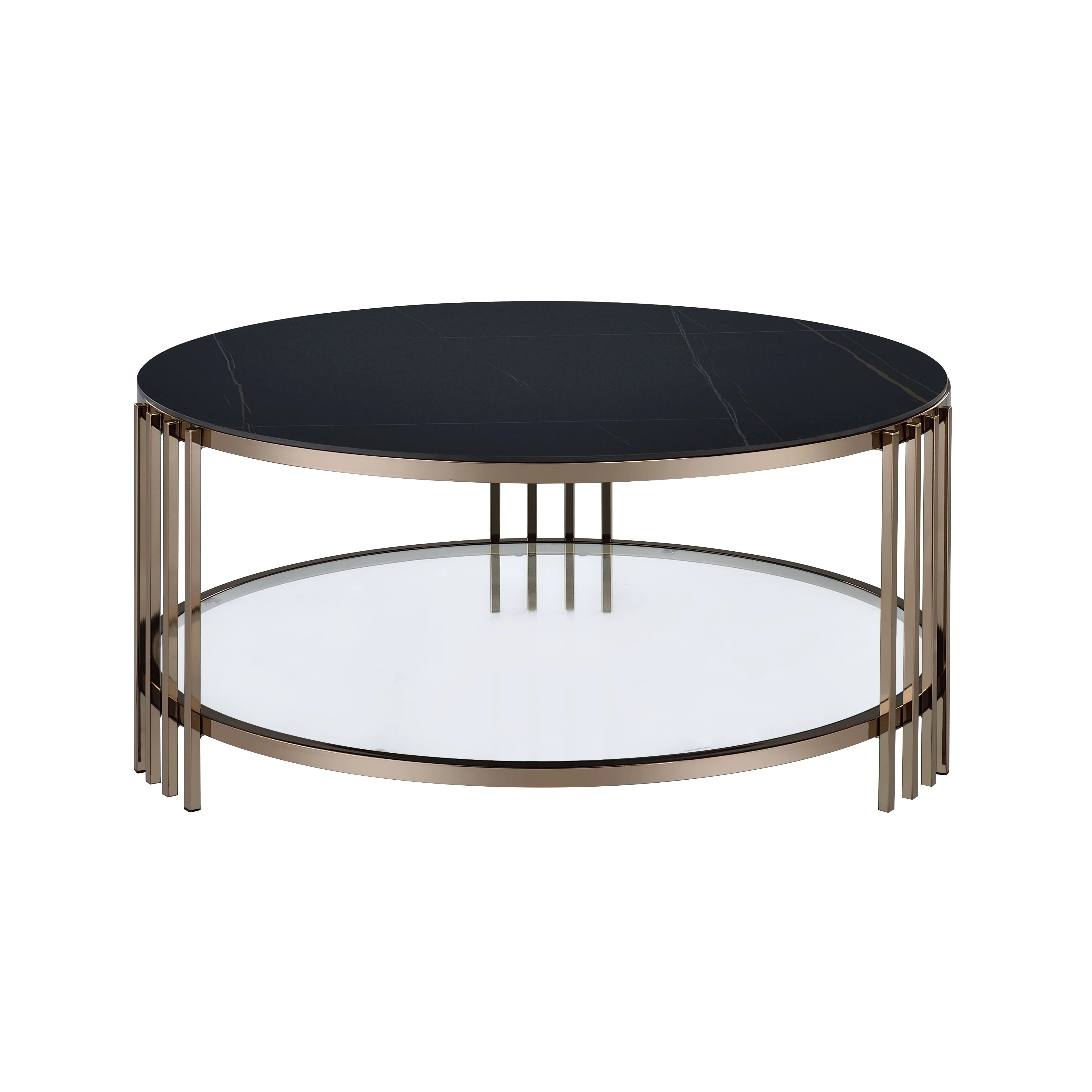 Abisha - Sintered Stone Top Round Table by Couch.com