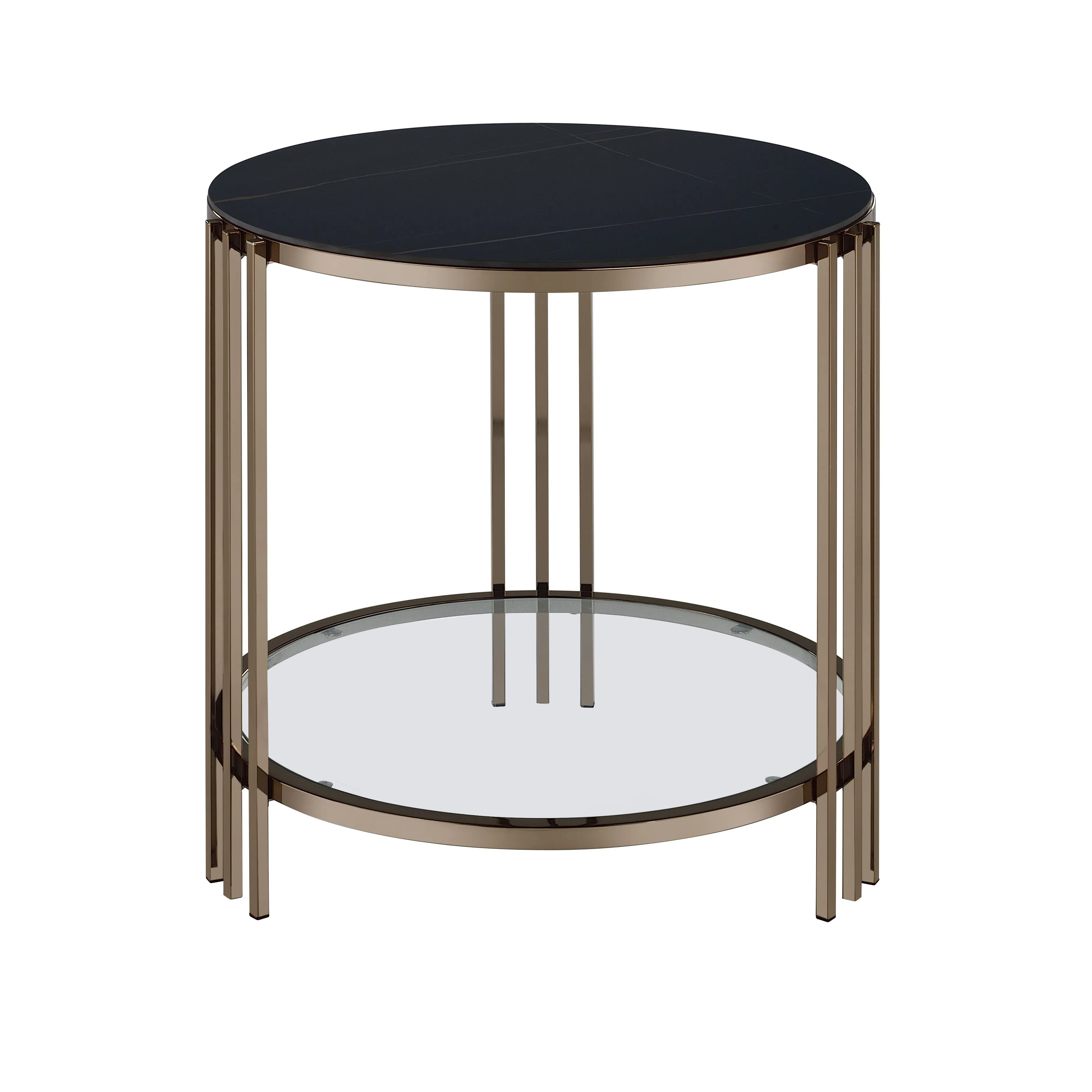 Abisha - Sintered Stone Top Round Table by Couch.com