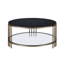 Abisha - Sintered Stone Top Round Table by Couch.com