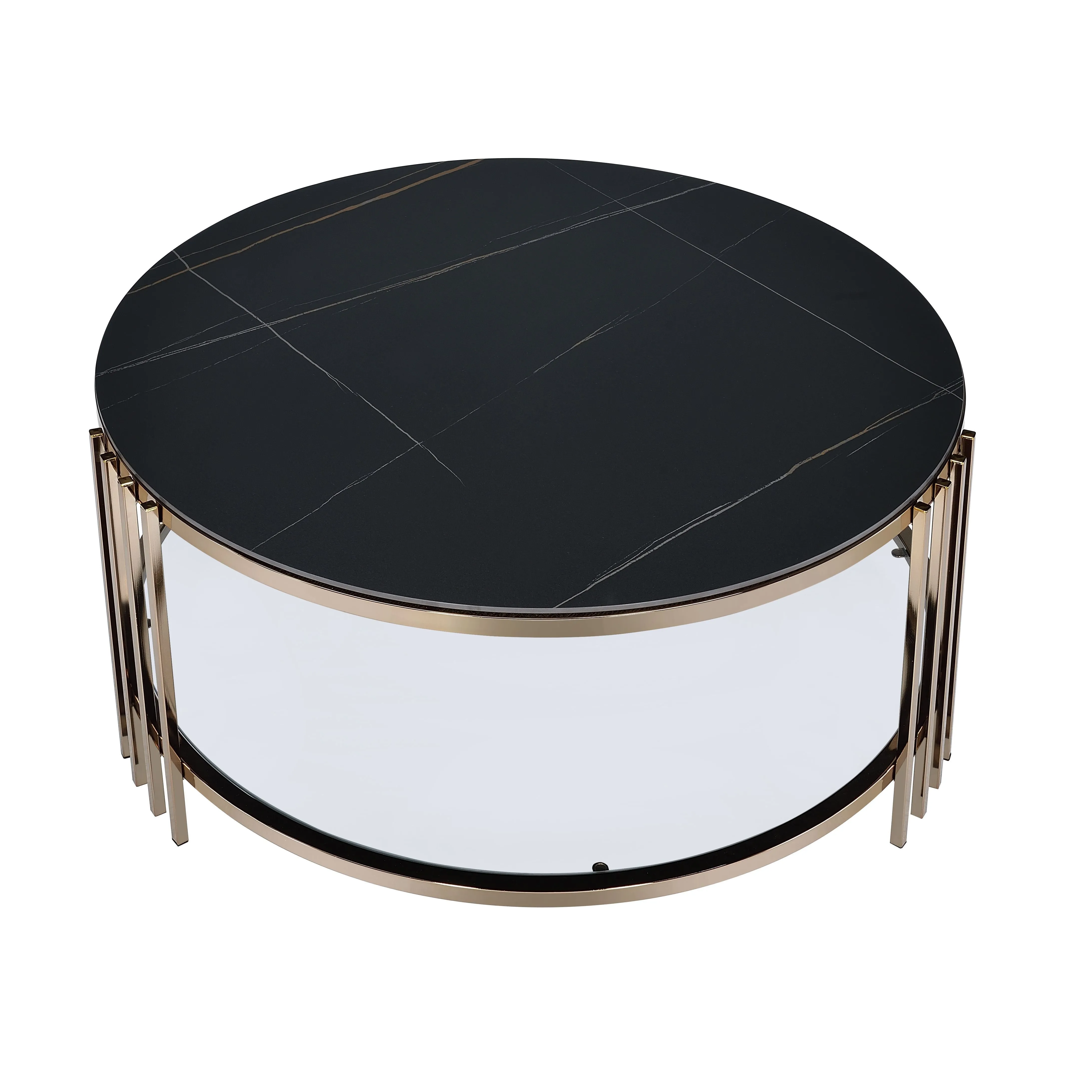 Abisha - Sintered Stone Top Round Table by Couch.com