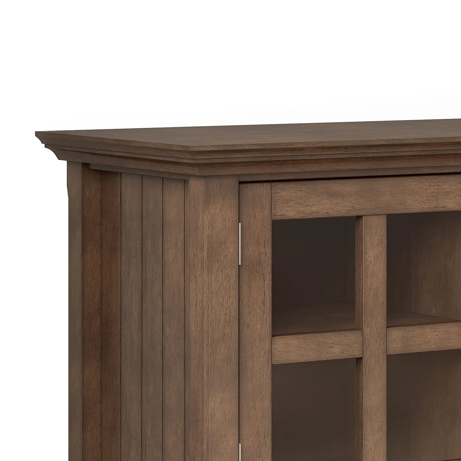Acadian - TV Media Stand - Rustic Natural Aged Brown by Couch.com