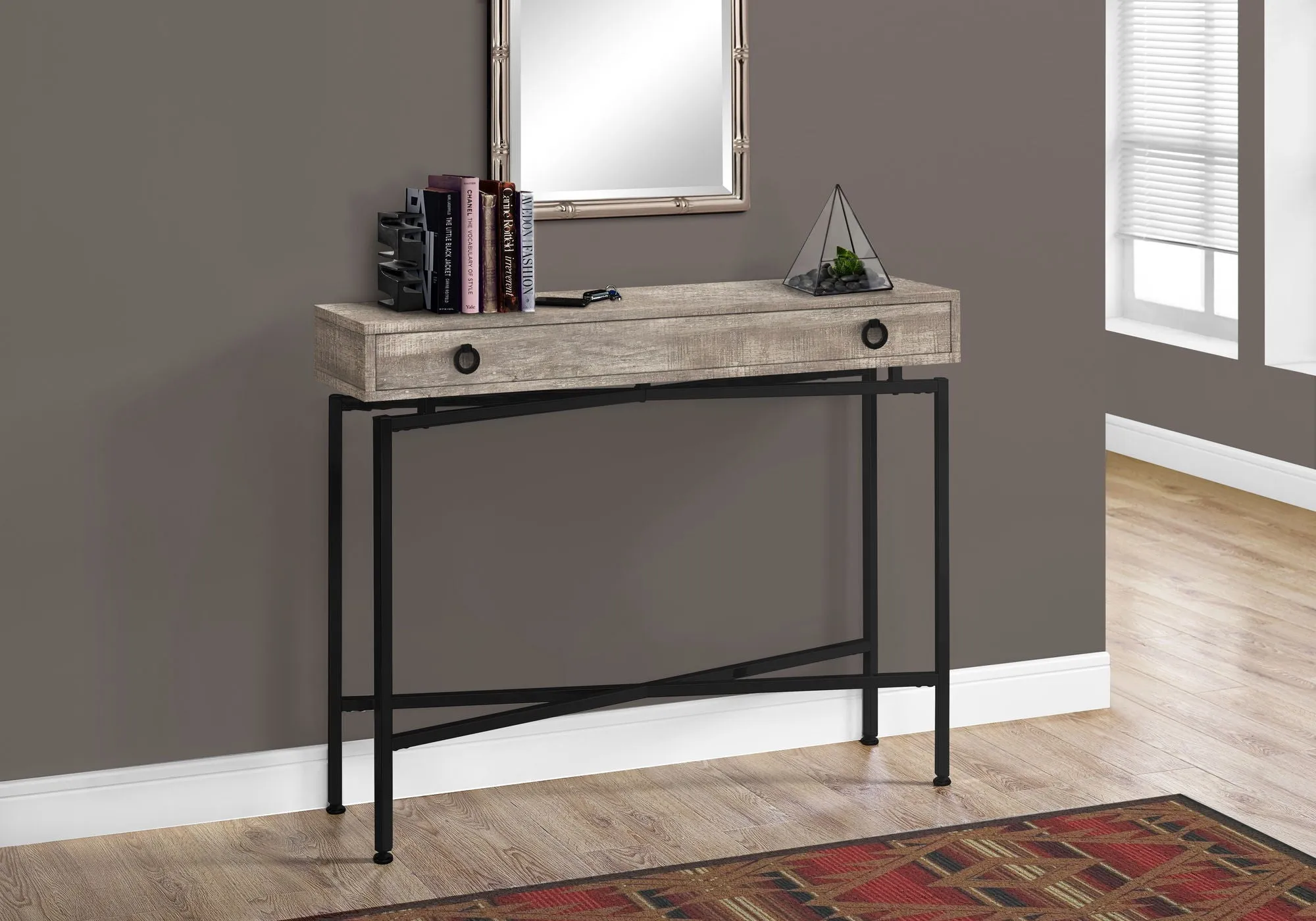 Accent Console Table For Entryway, Functional Storage Drawer by Couch.com