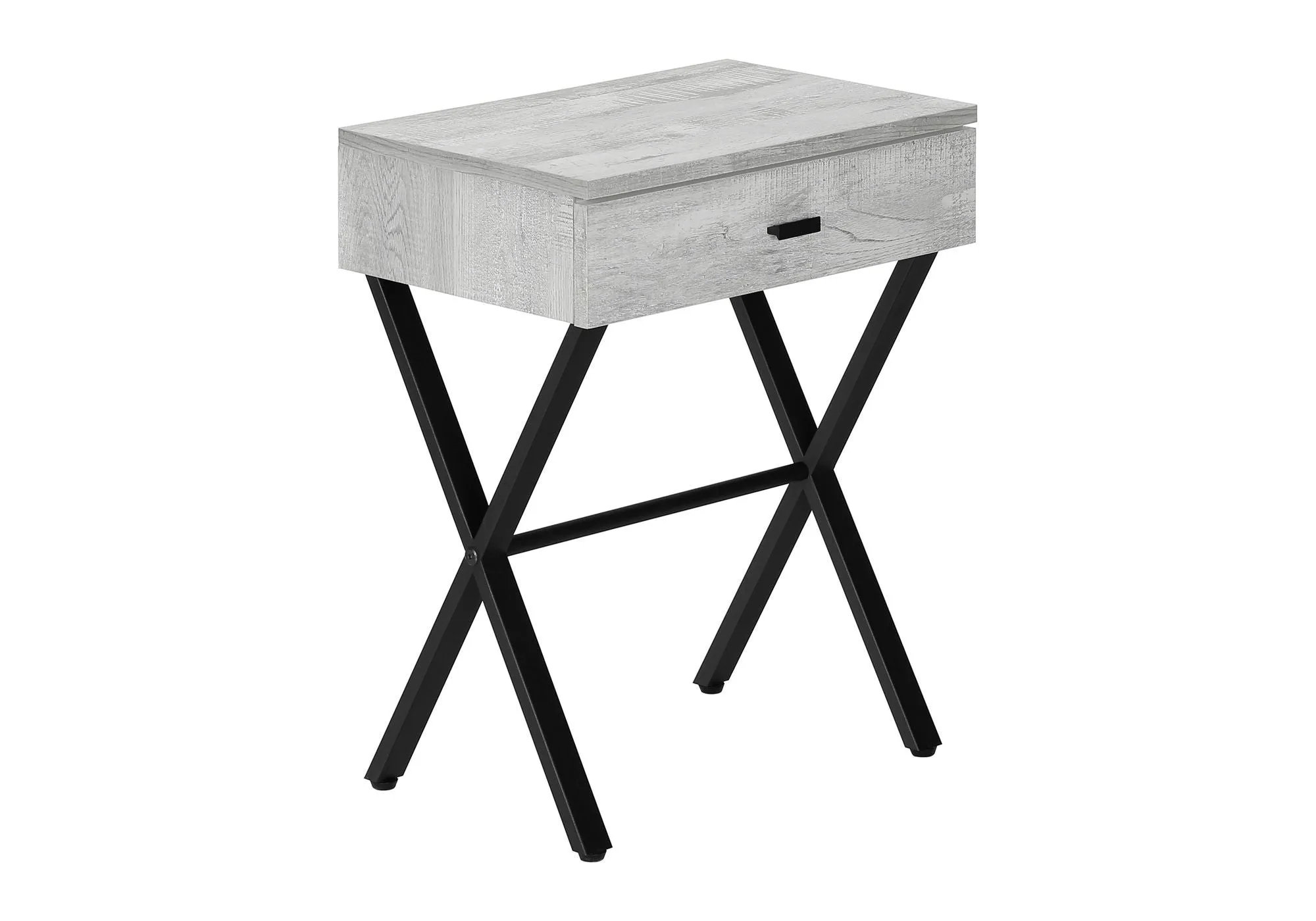 Accent Side X Table, Storage Drawer, Contemporary & Modern by Couch.com