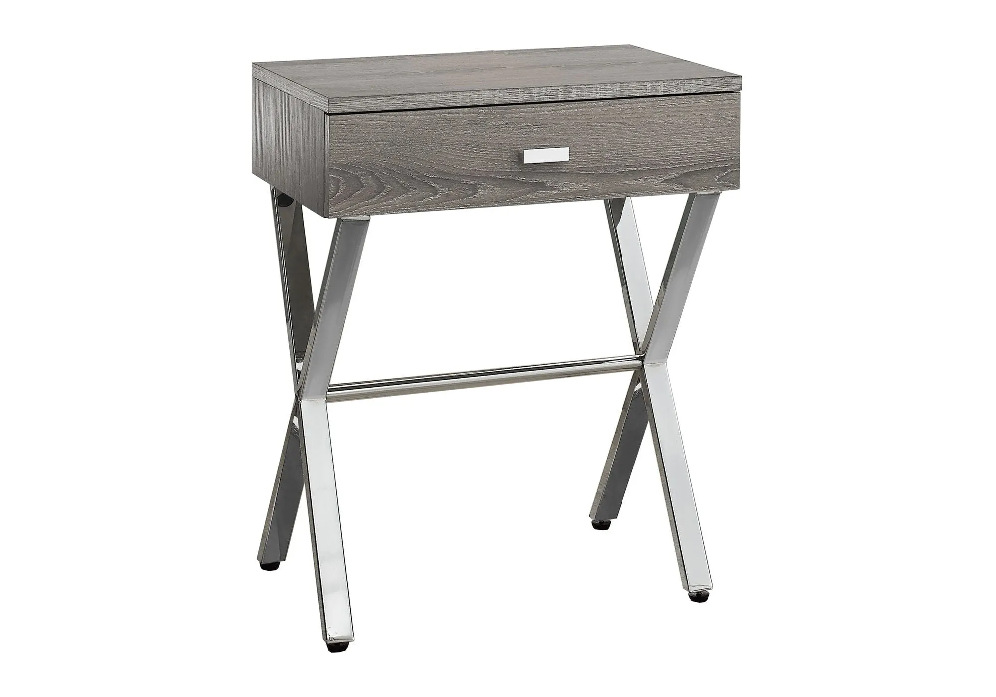 Accent Side X Table, Storage Drawer, Contemporary & Modern by Couch.com