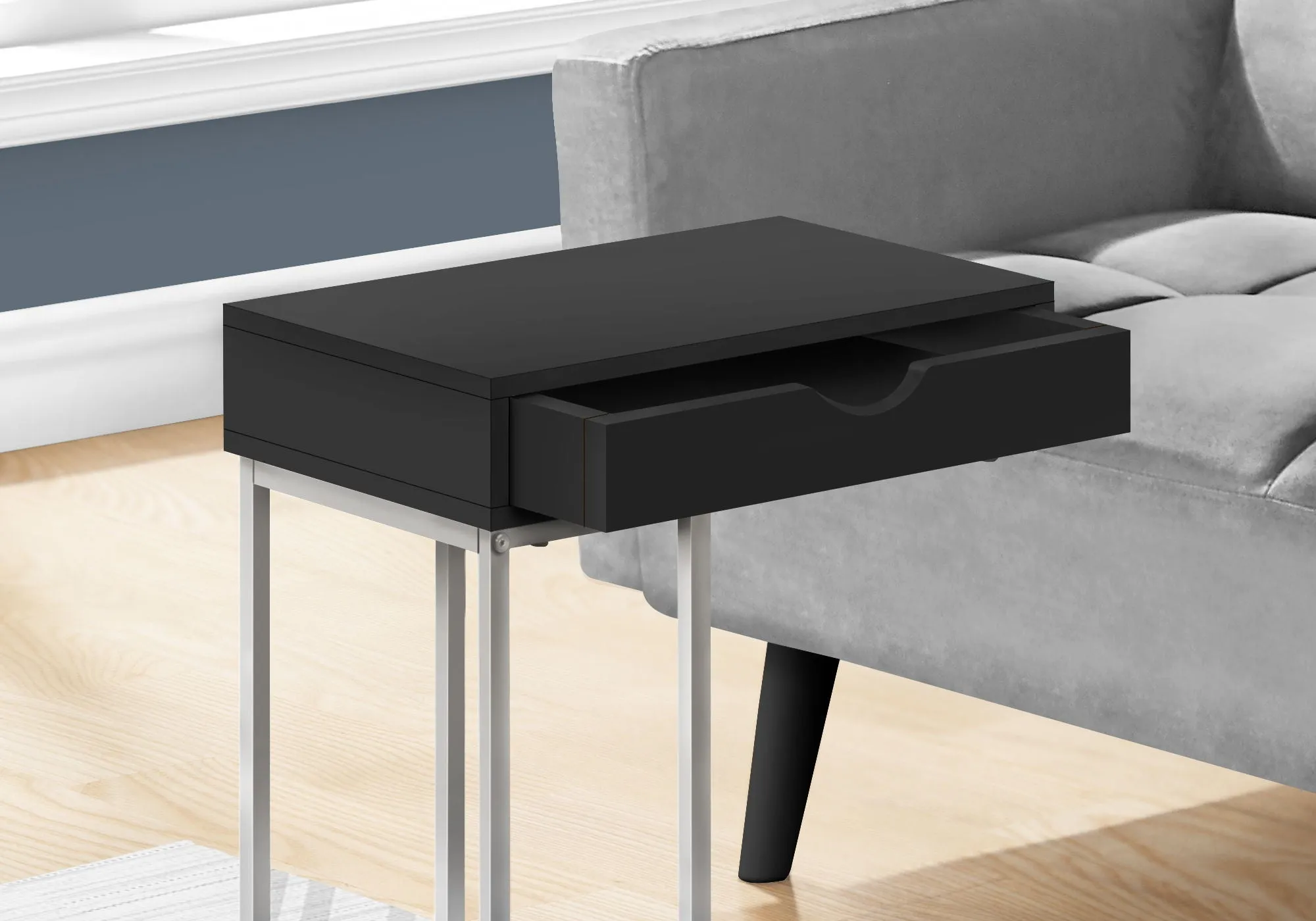 Accent Table, C - Shaped Contemporary & Modern Design by Couch.com