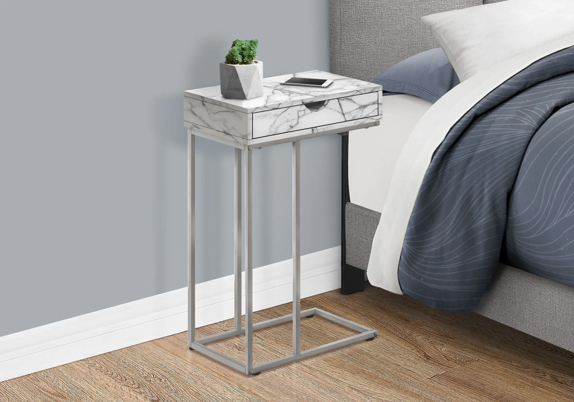Accent Table, C - Shaped Contemporary & Modern Design by Couch.com