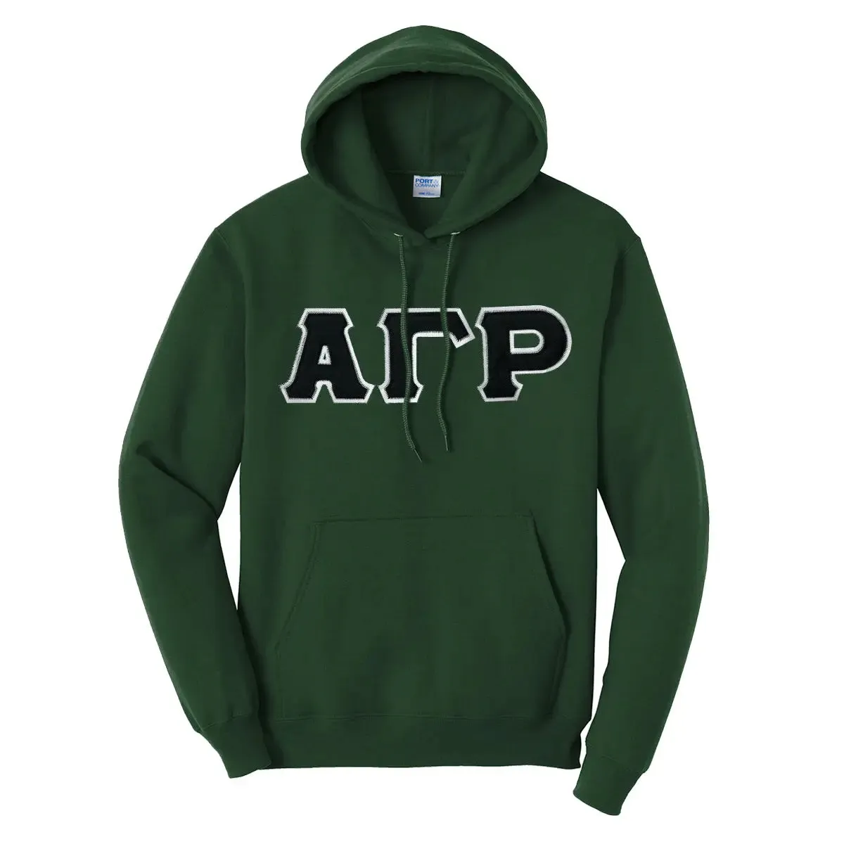 AGR Forest Hoodie with Sewn On Letters