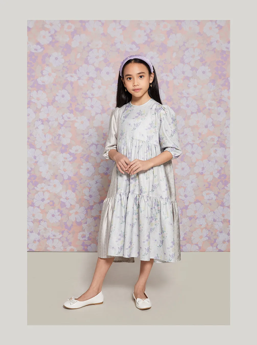 AIZA KIDS DRESS BEIGE