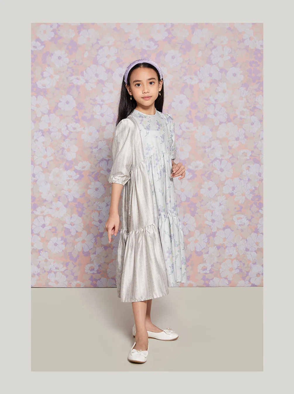 AIZA KIDS DRESS BEIGE