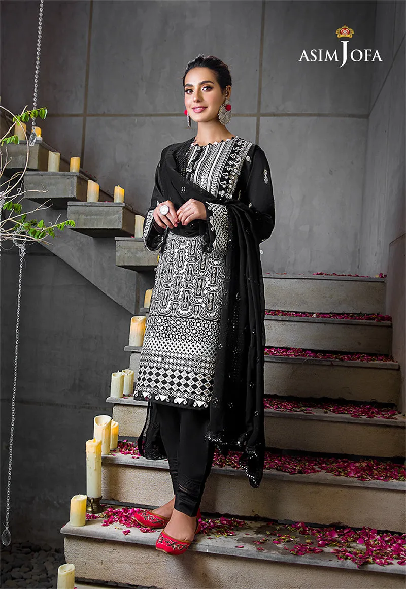 AJCK-02 EMBROIDERED LAWN 3 PCS