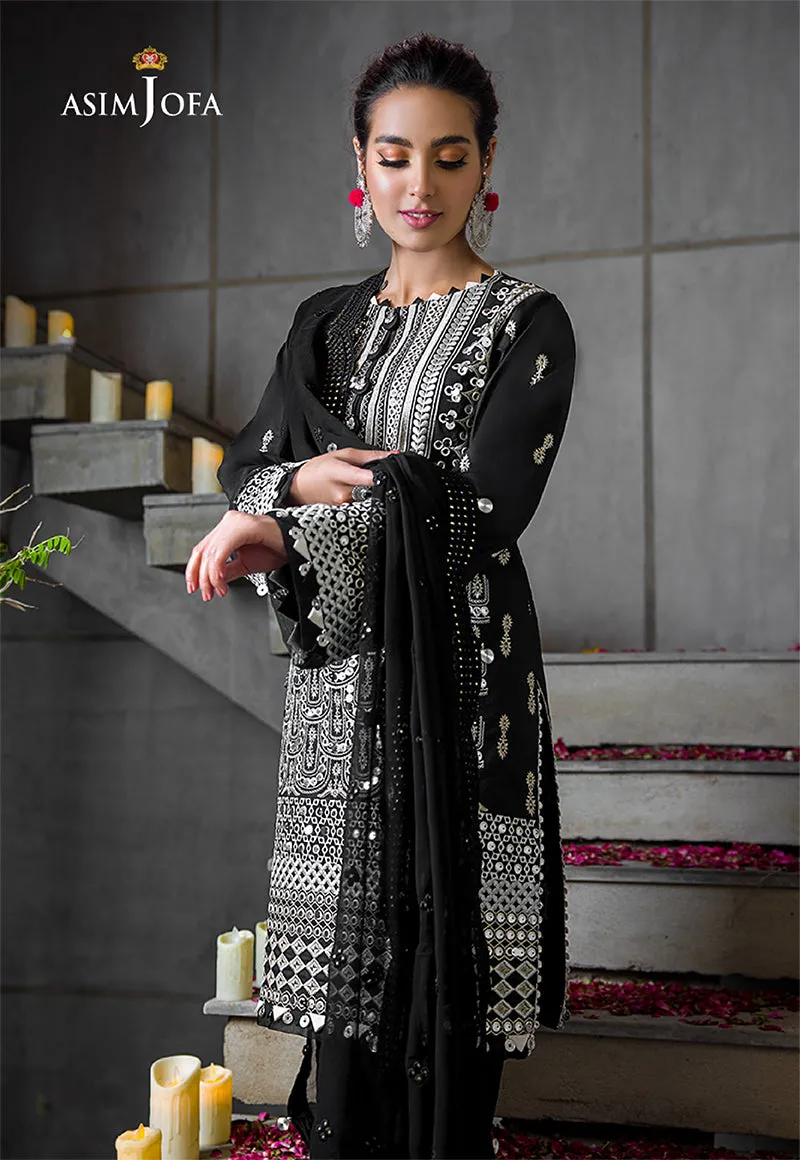 AJCK-02 EMBROIDERED LAWN 3 PCS