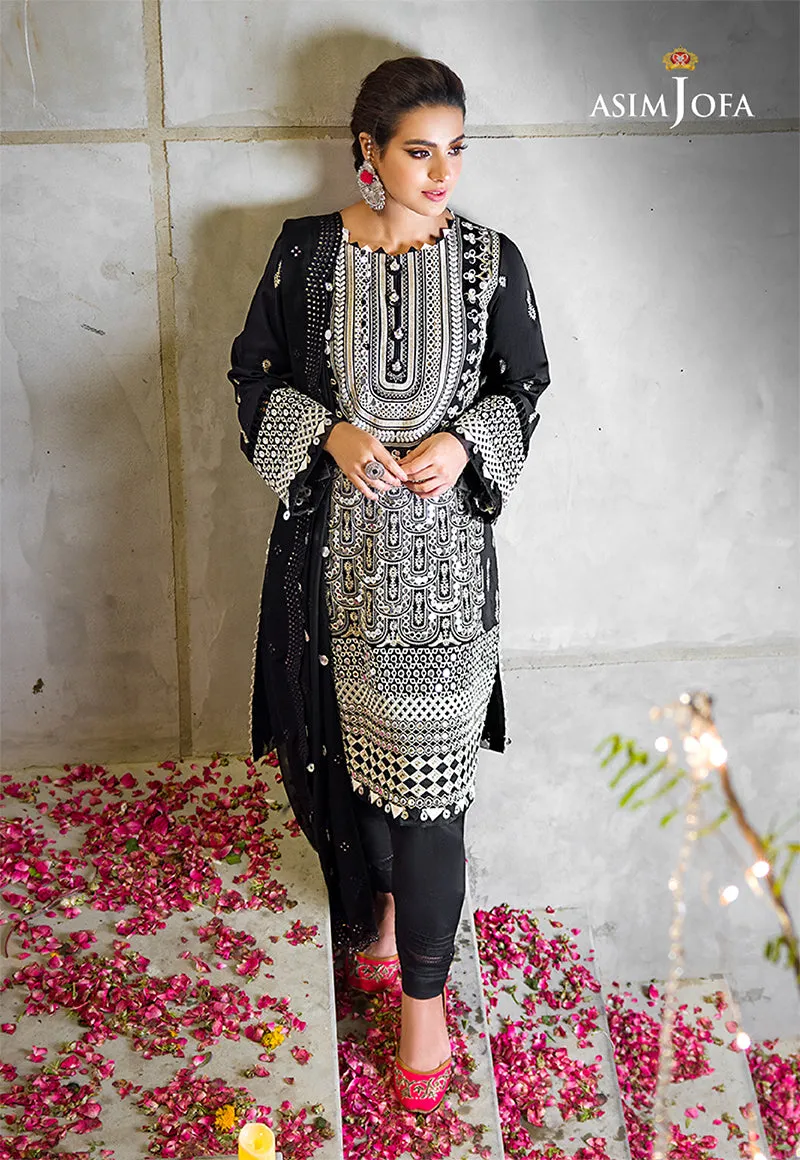 AJCK-02 EMBROIDERED LAWN 3 PCS