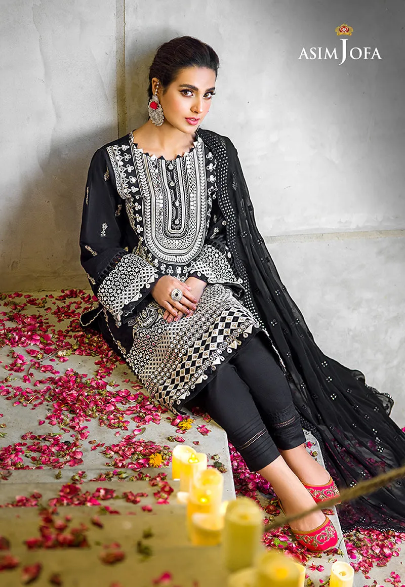 AJCK-02 EMBROIDERED LAWN 3 PCS