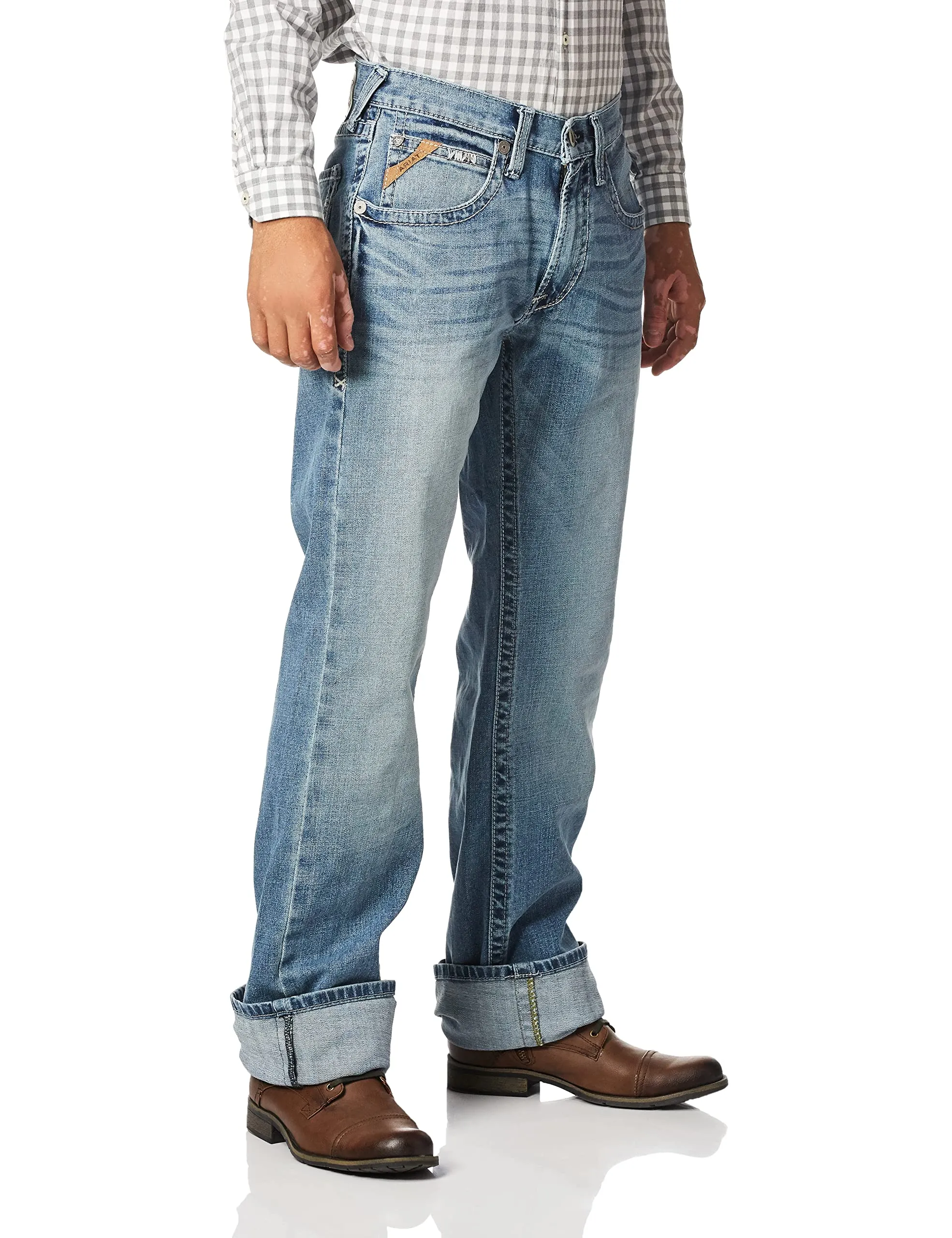 Ariat Men's M5 Slim Stirling Stretch Stackable Straight Leg Jean