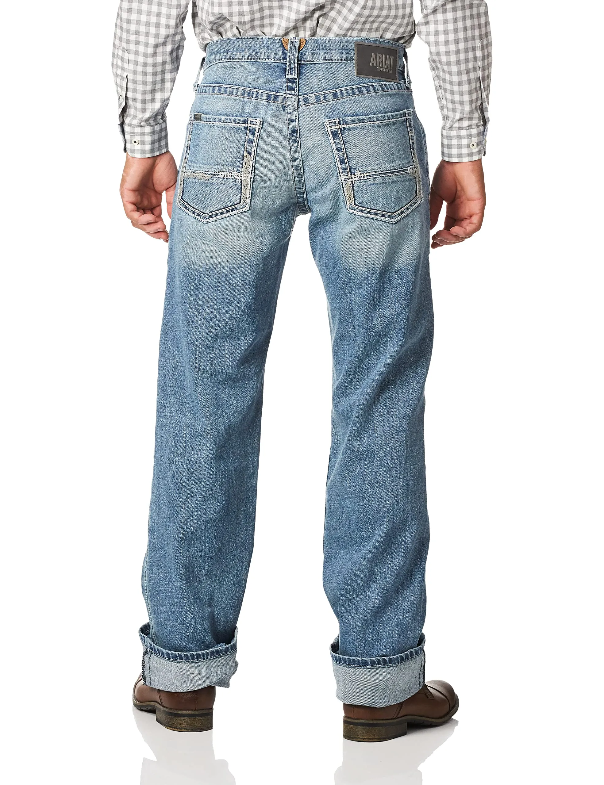 Ariat Men's M5 Slim Stirling Stretch Stackable Straight Leg Jean