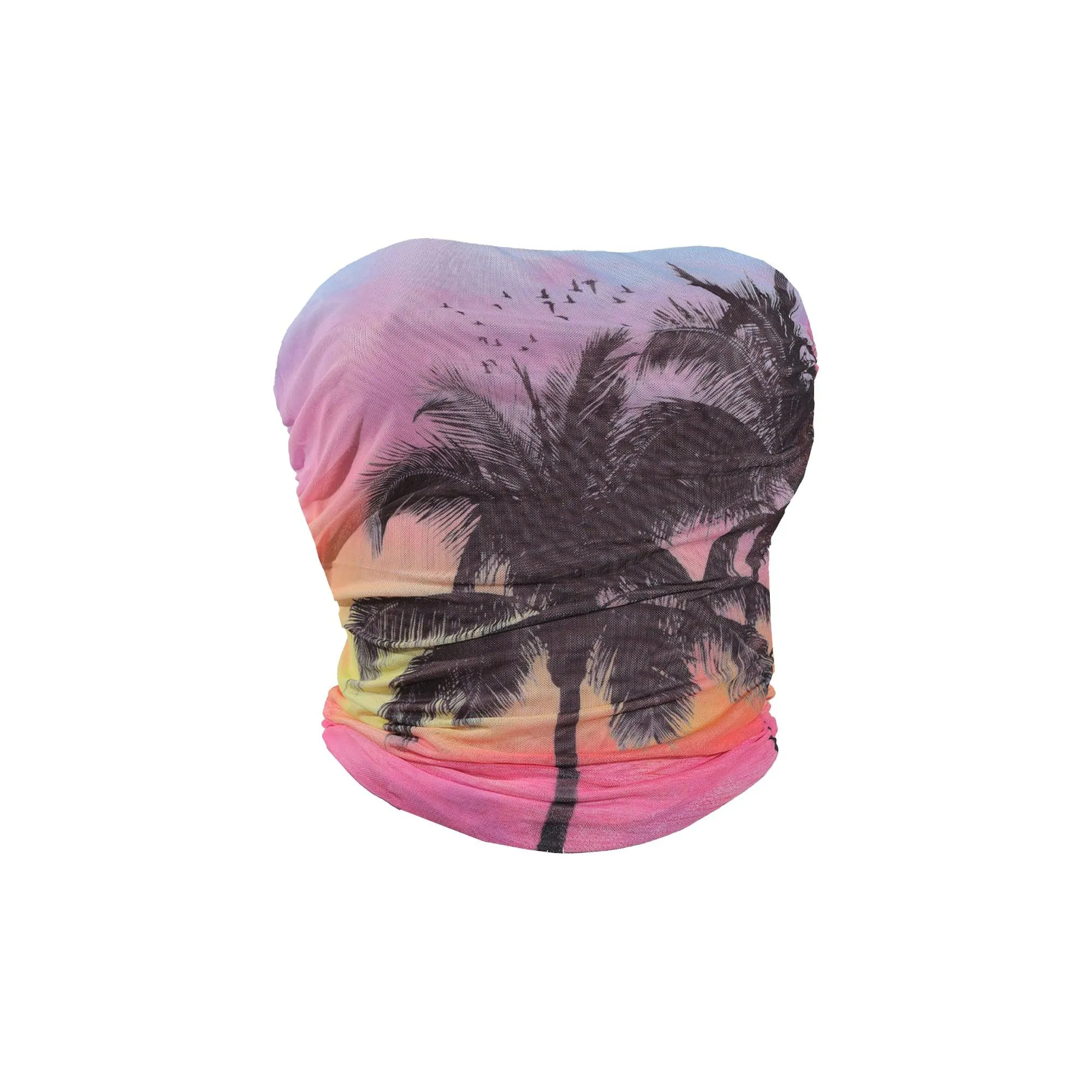Arizona Mesh Palm Two Way Bandeau Top