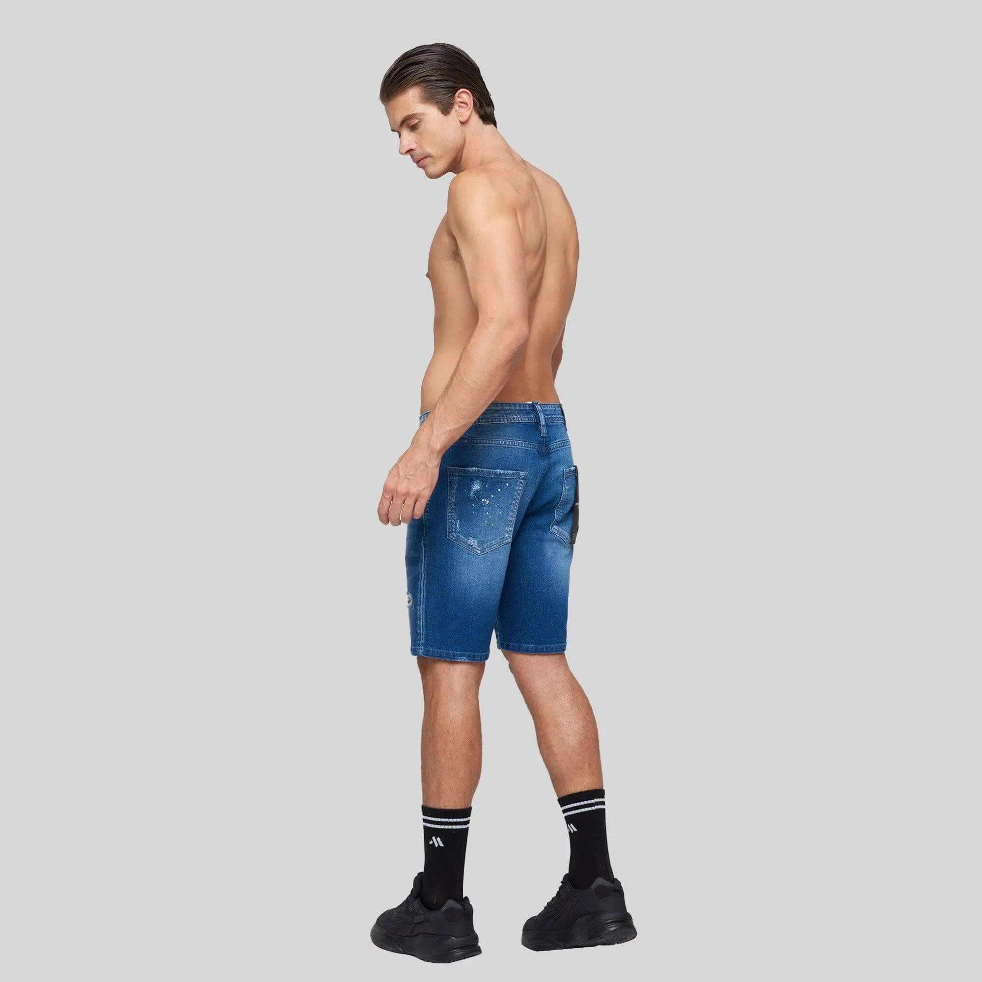 ASTROPHEL BLUE DENIM SHORT