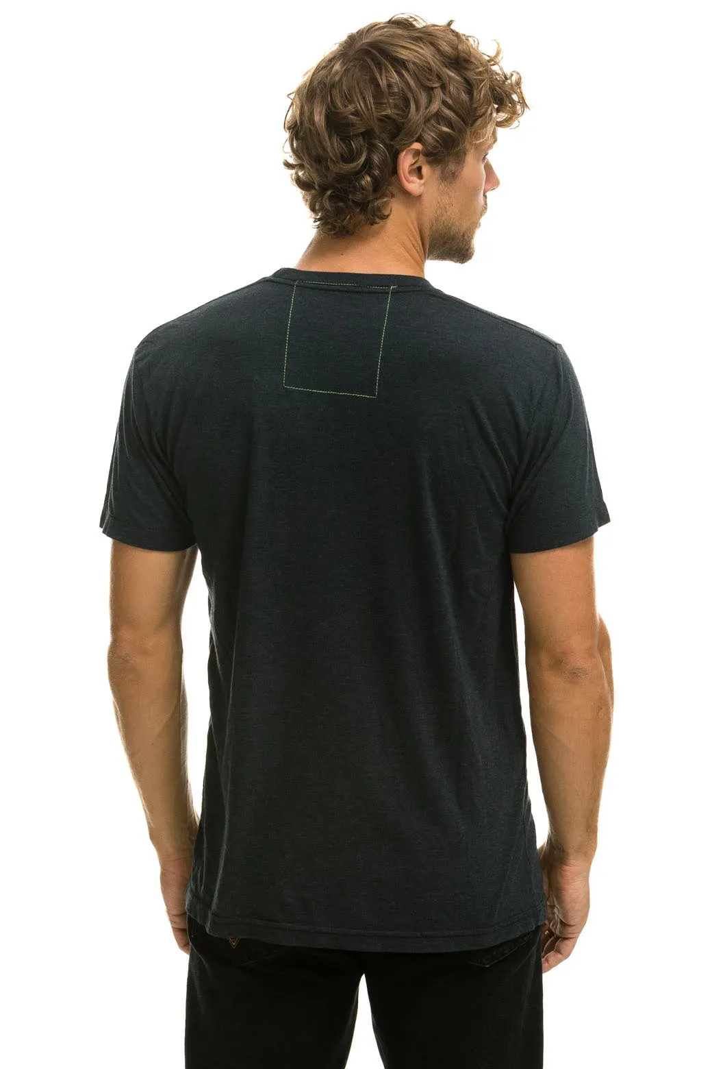 AVIATOR NATION ASPEN TEE - CHARCOAL