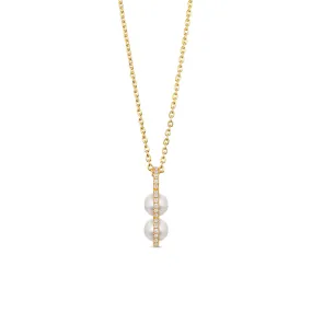Bahati Gold Plated Necklace w. Zirconia