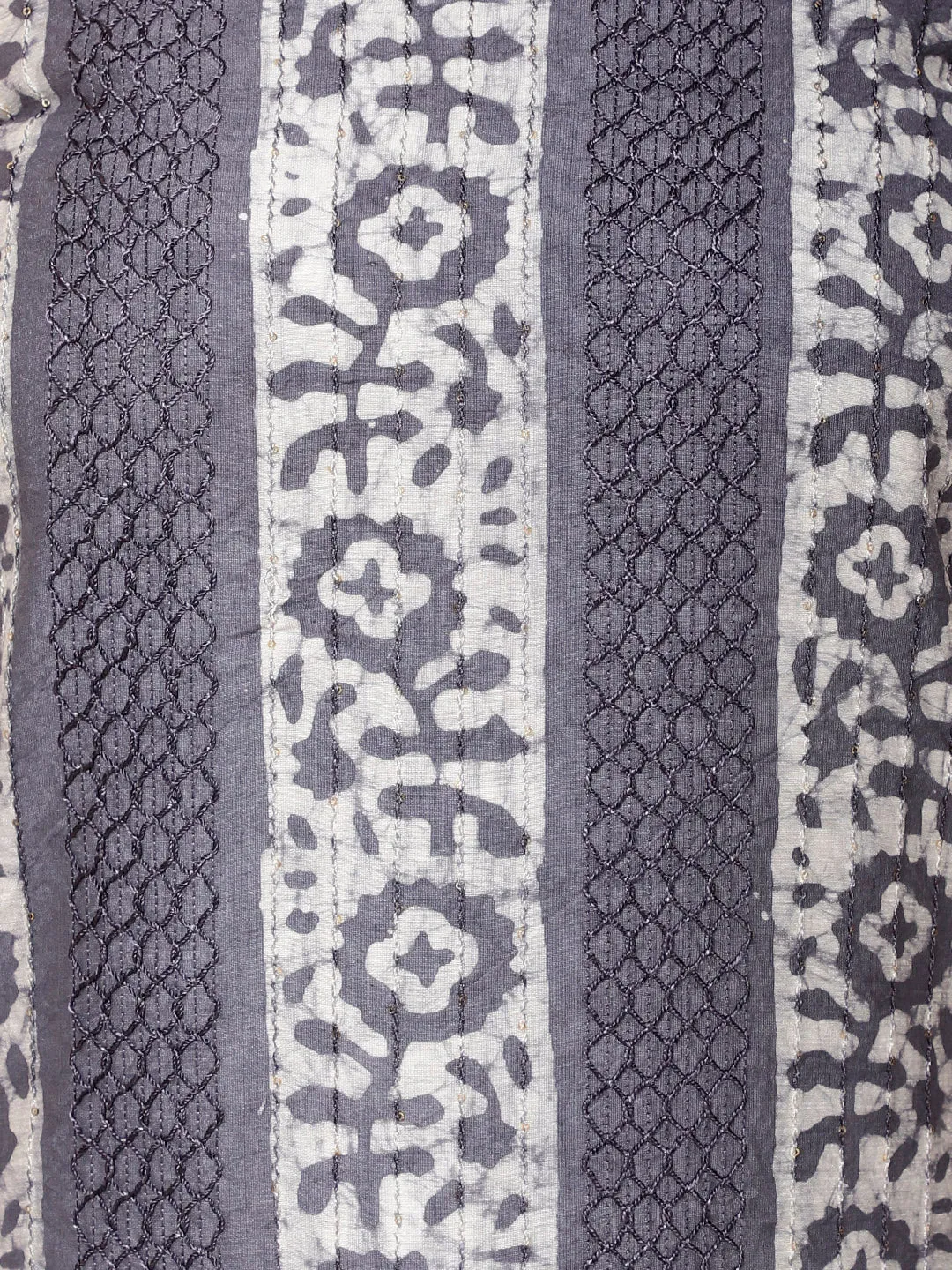 Batik Print Cotton Unstitched Suit Piece With Dupatta