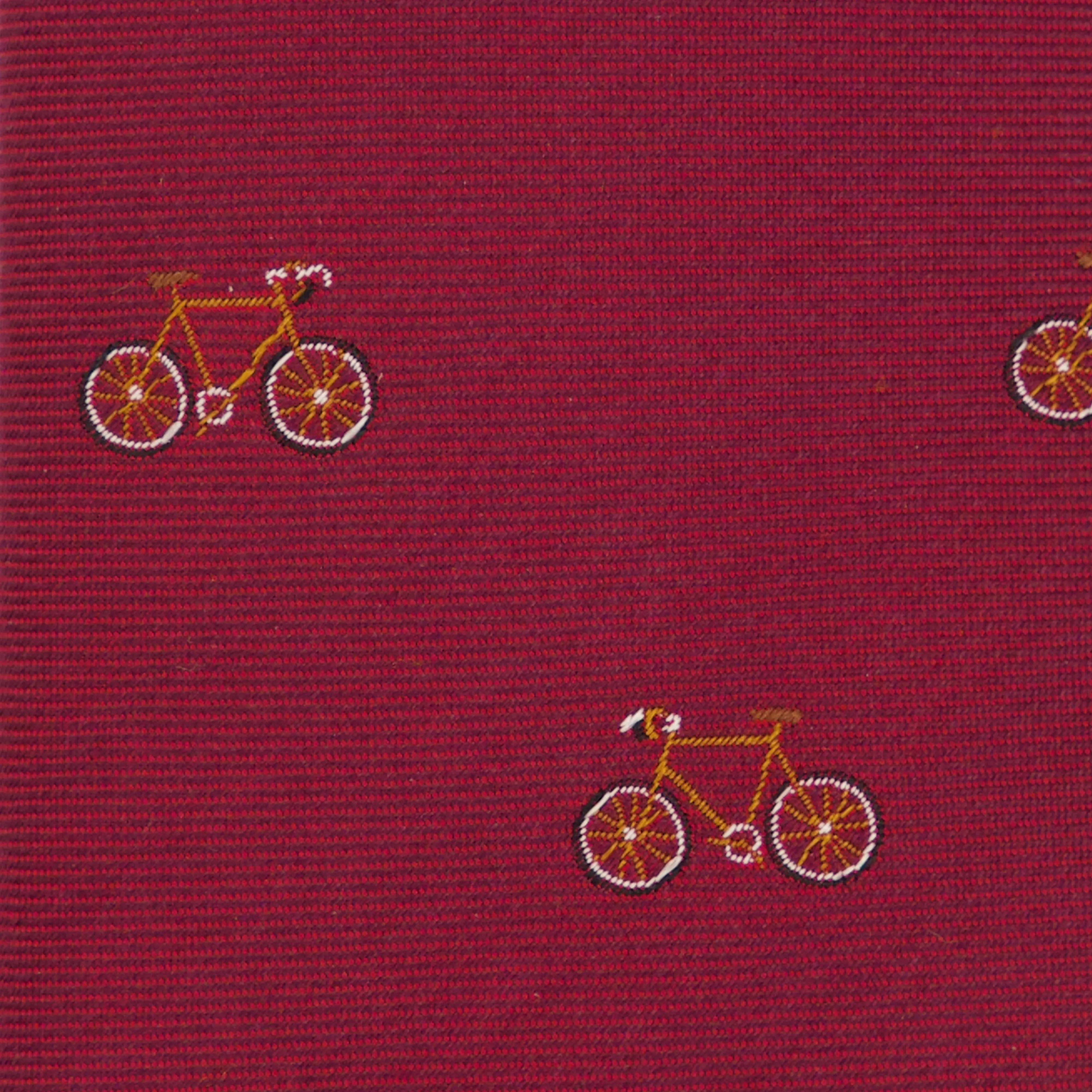 Bicycle Ride Burgundy Tie