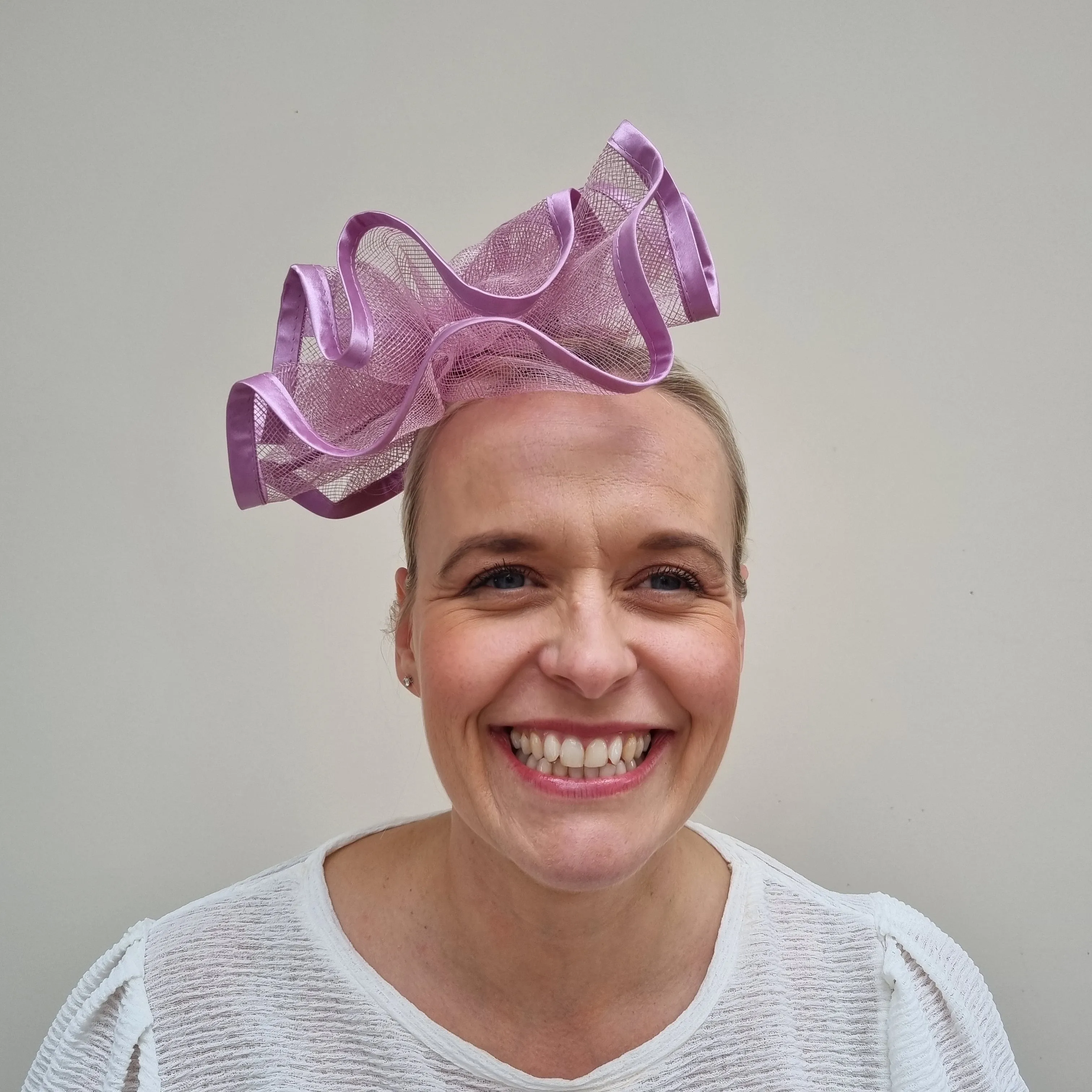 Boardmans Binx Fascinator in Lilac