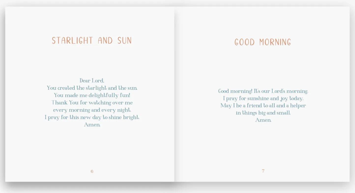 Book - Starlight and Sun - Evening and Morning Blessings Book