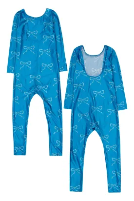 Bows Jumpsuit in Blue