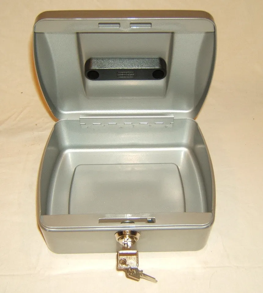 Burg Wachter Cash Box 8-in x 6 1/4-in x 3 3/4-in German Made 7200 Business Steel -- New