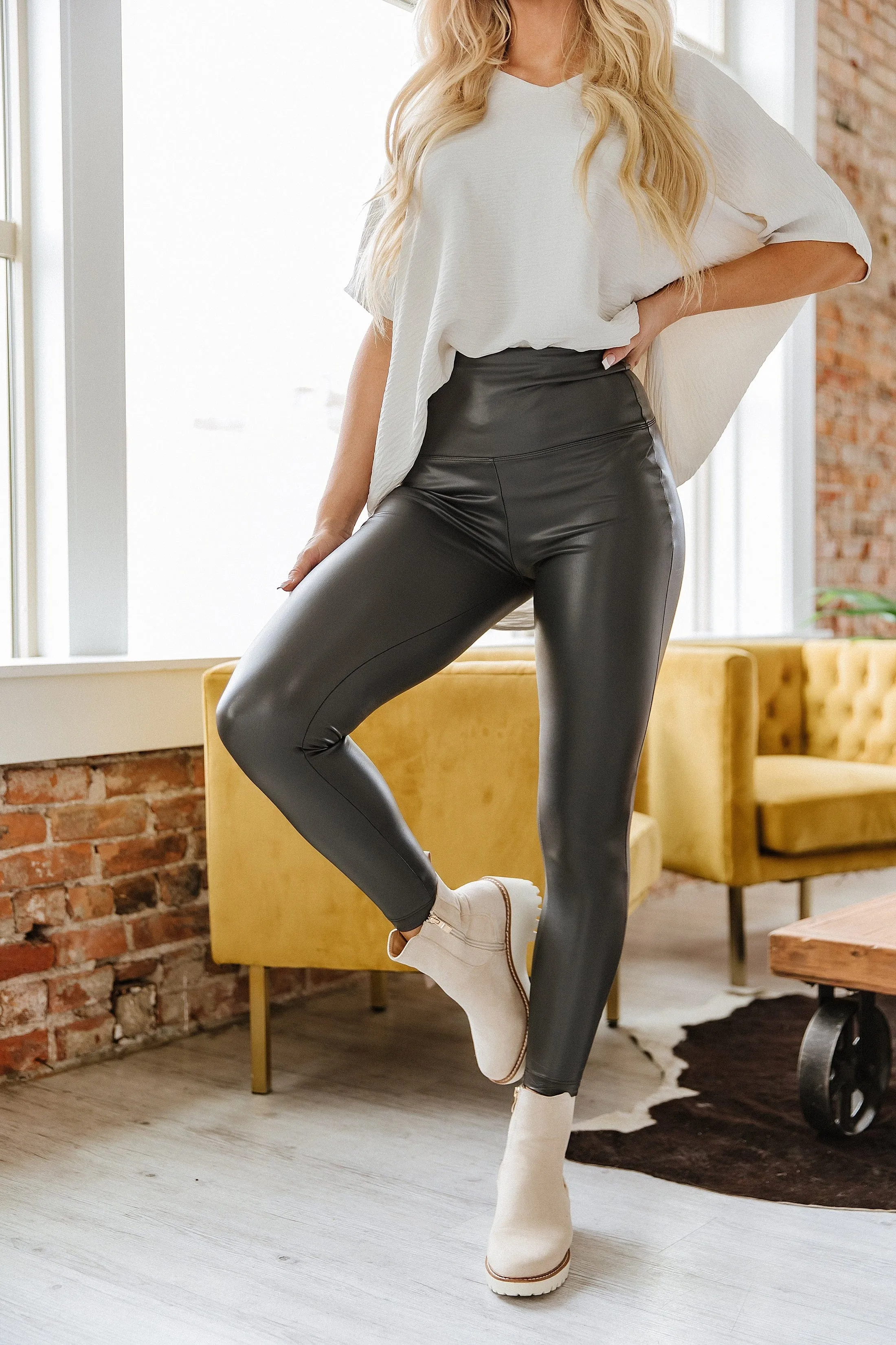 Cambria Leather Leggings