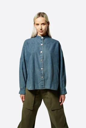 CARSON DENIM TOP