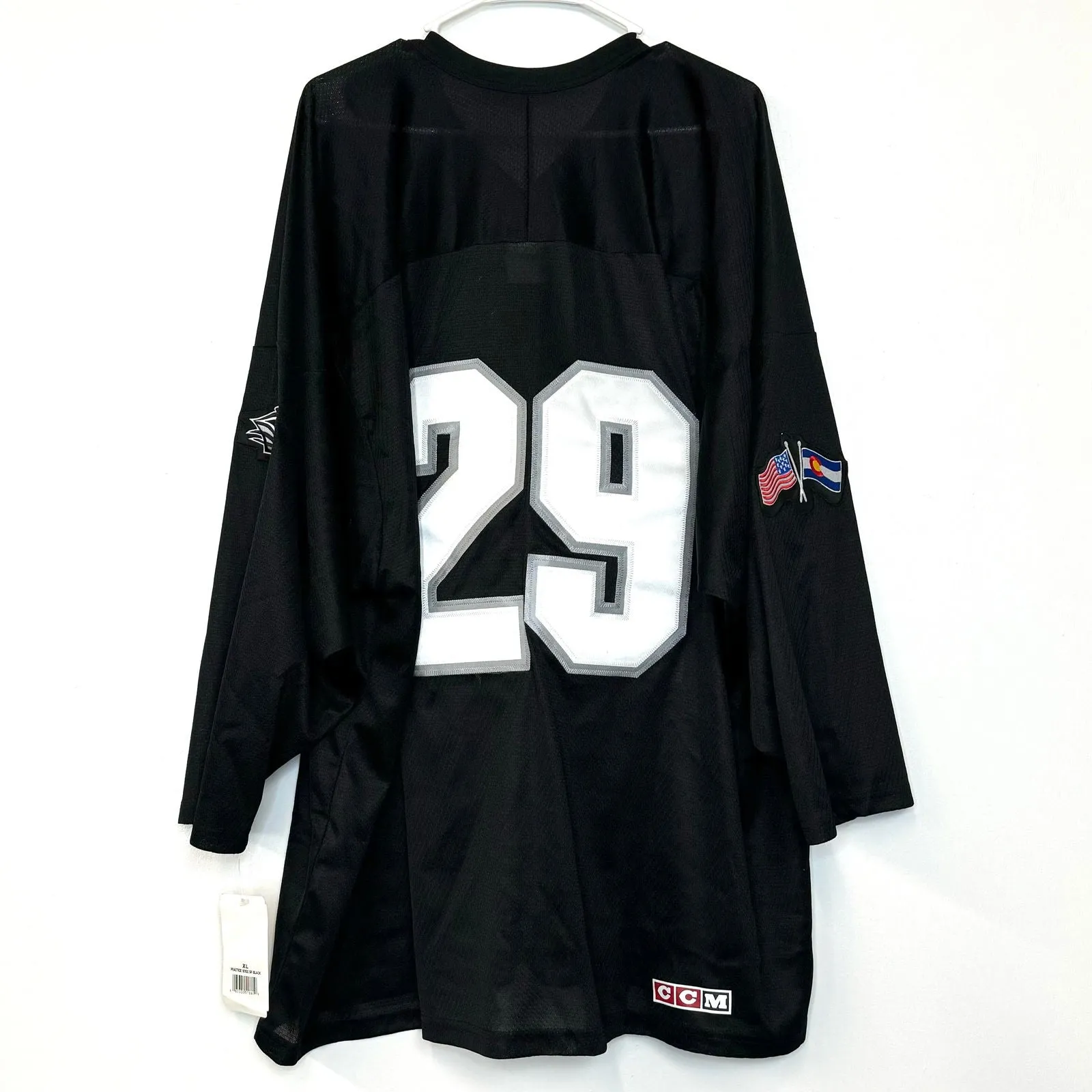 CCM Air-Knit | Boulder Buffaloes #29 Hockey Practice Jersey | Color: Black | Size: XL | NEW