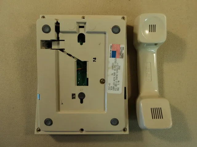 Comdial Corded Office Phone Beige Two Way Speaker 903A V2 -- Used
