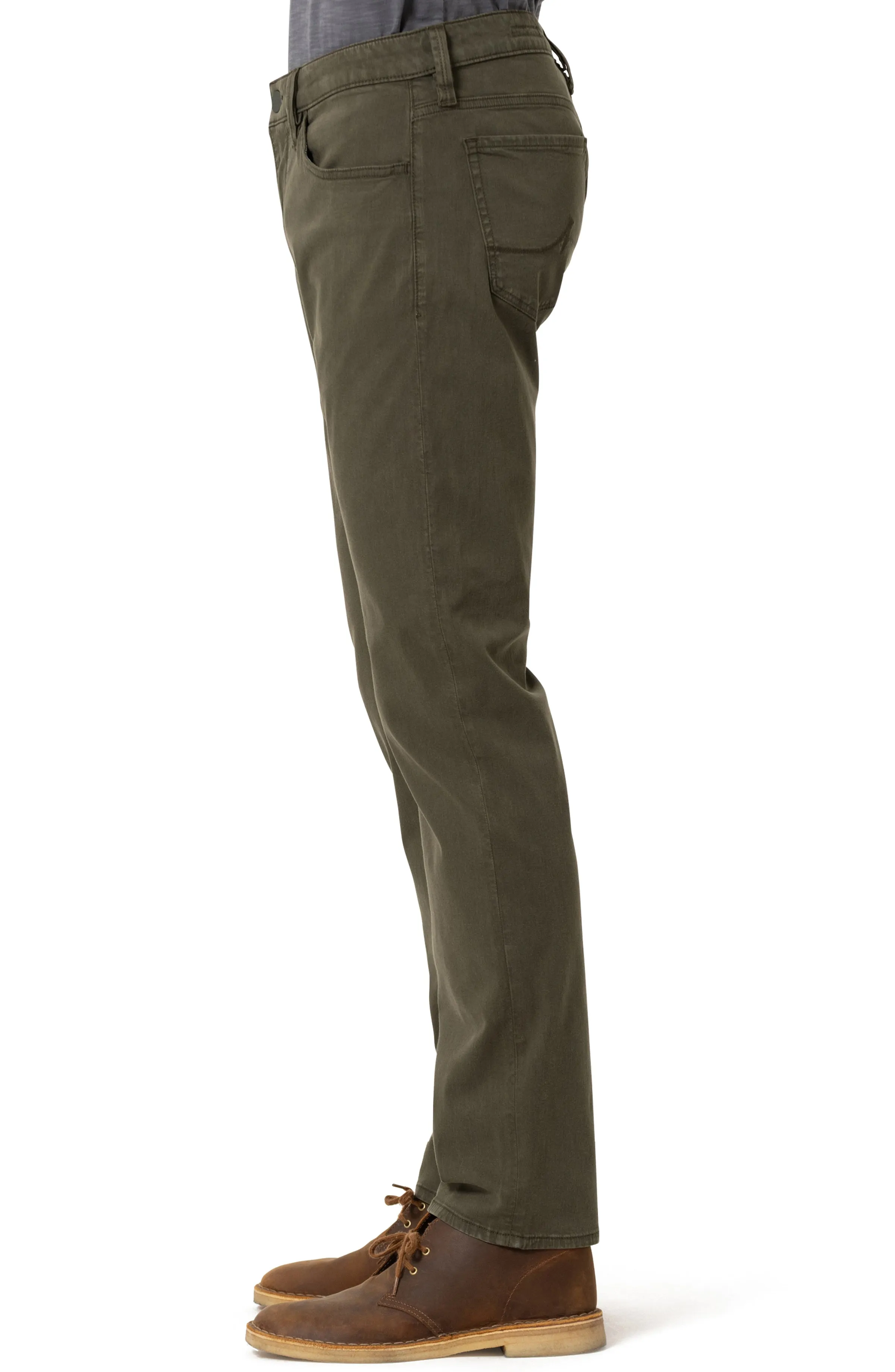 Courage Straight Leg in Dark Olive Twill