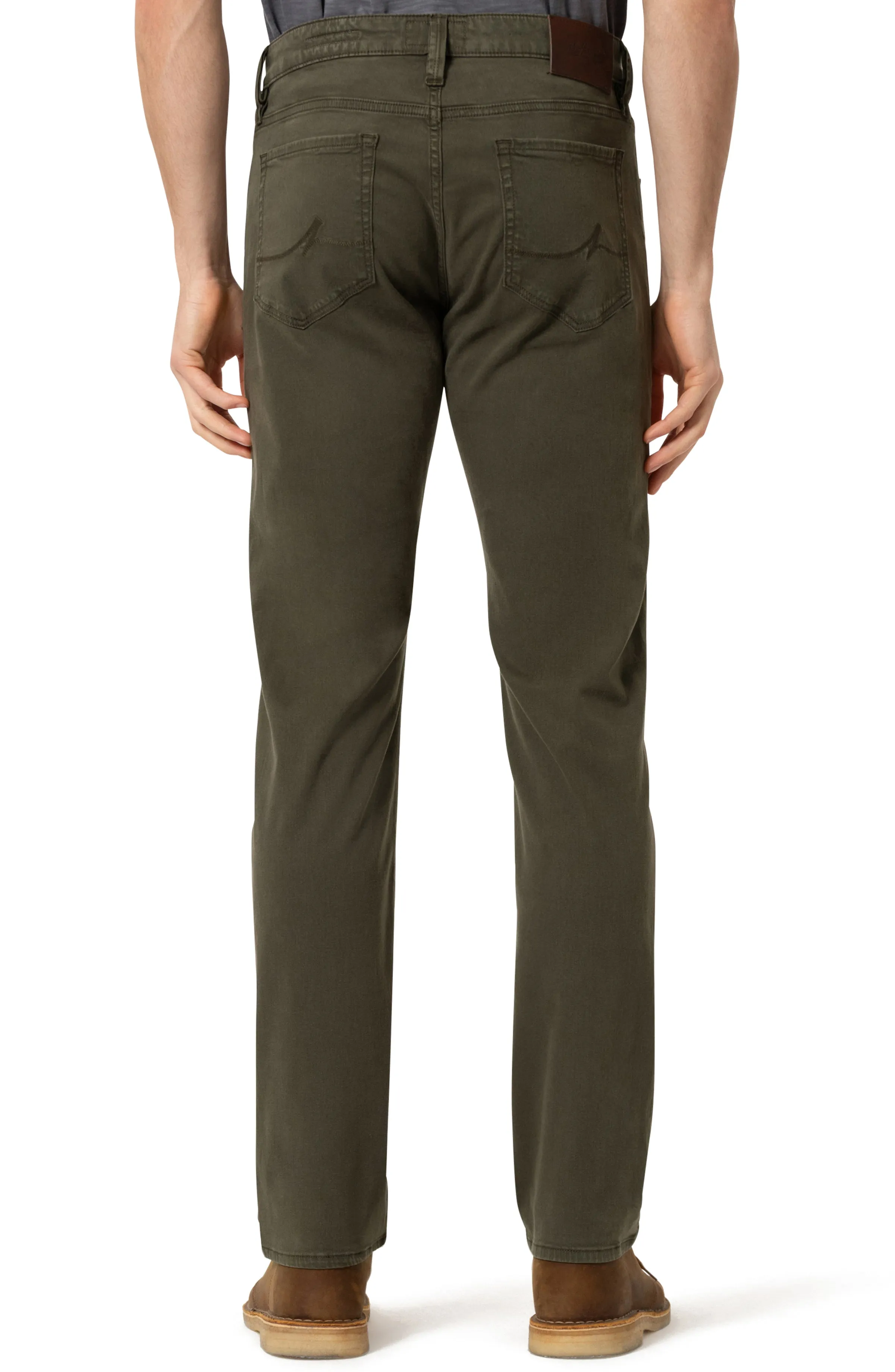 Courage Straight Leg in Dark Olive Twill