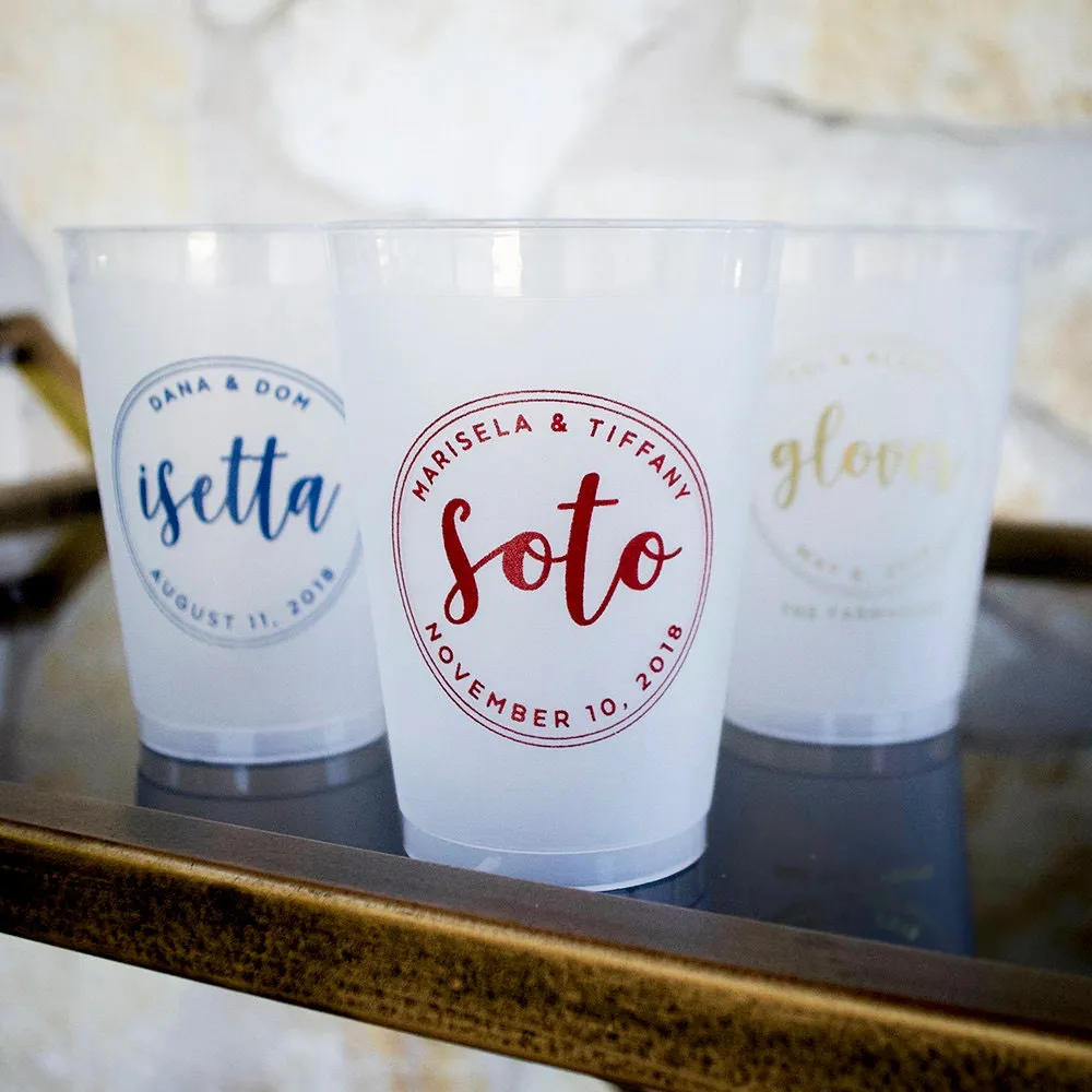 Custom Bridal Shower Party Cups
