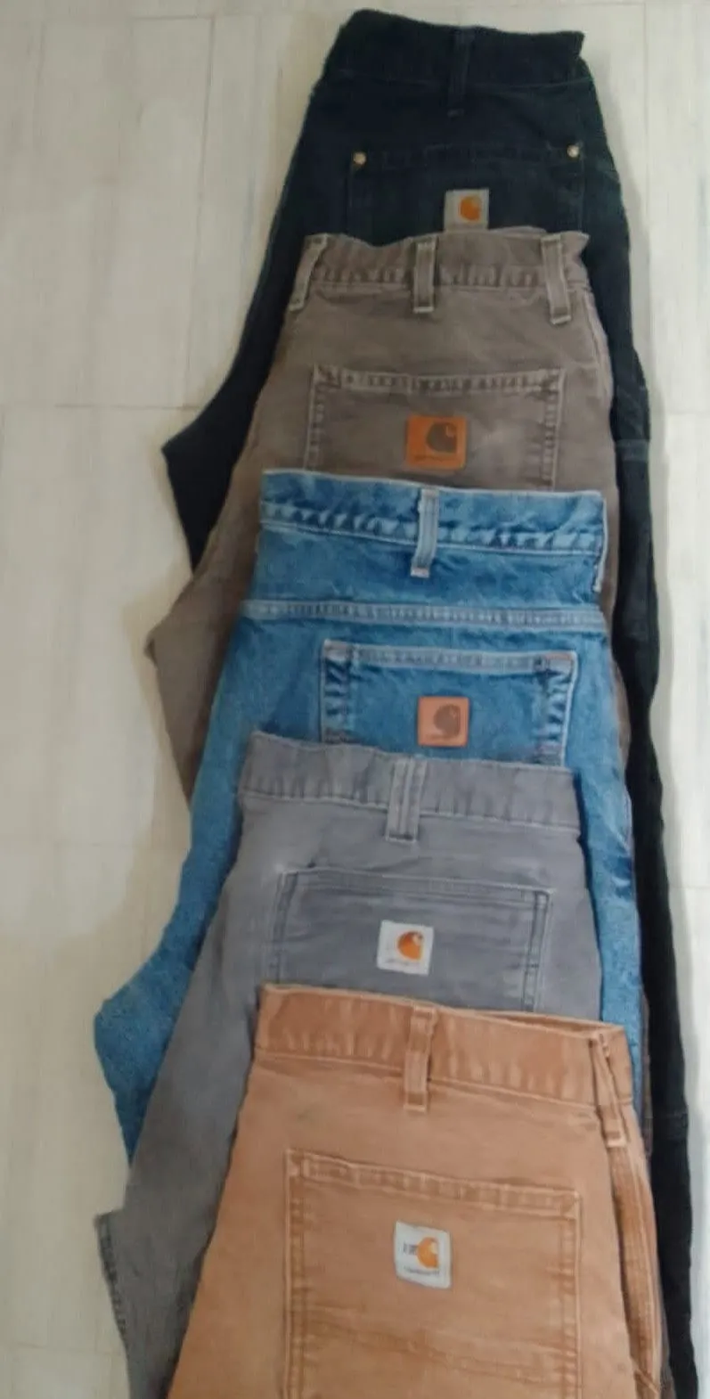 Custom Carhartt Carpenter Pants Single Knee Wholesale Lot NO DENIM