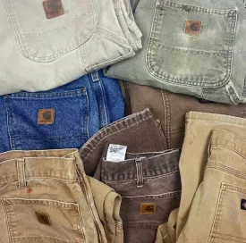 Custom Carhartt Carpenter Pants Single Knee Wholesale Lot NO DENIM