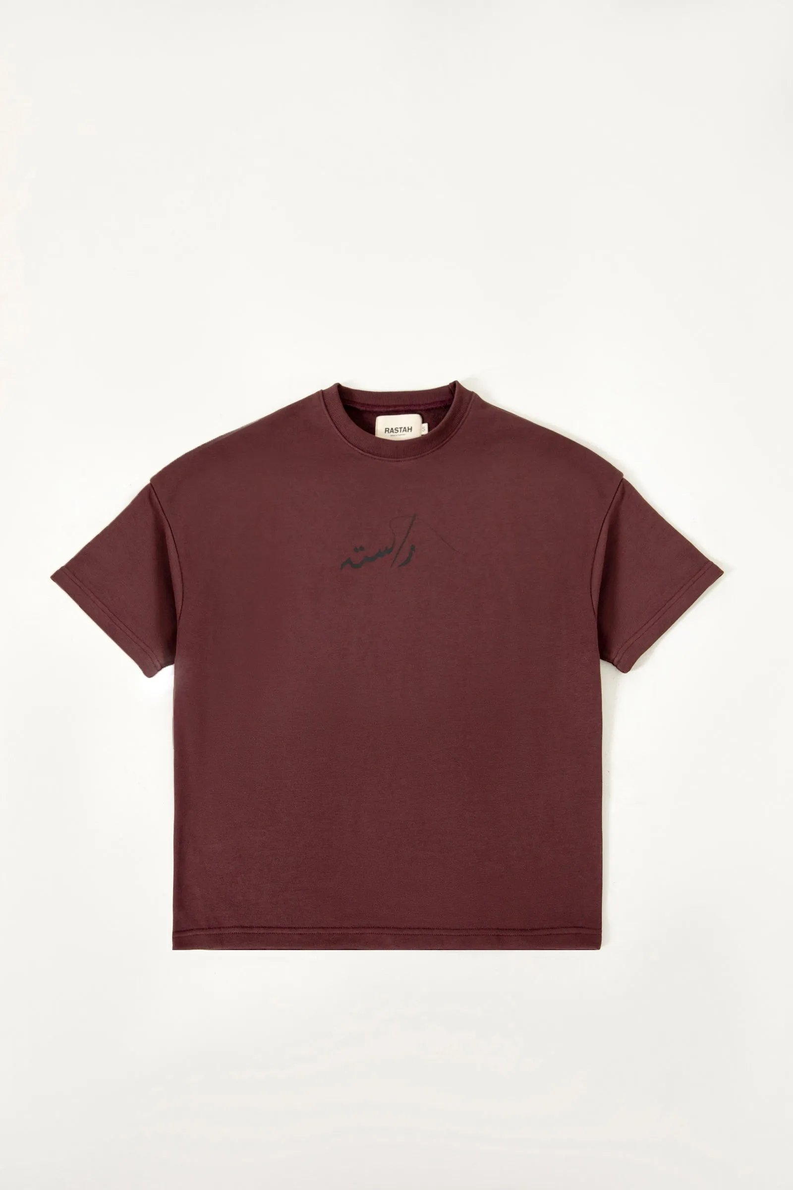 DEEP MAROON LOGO T-SHIRT