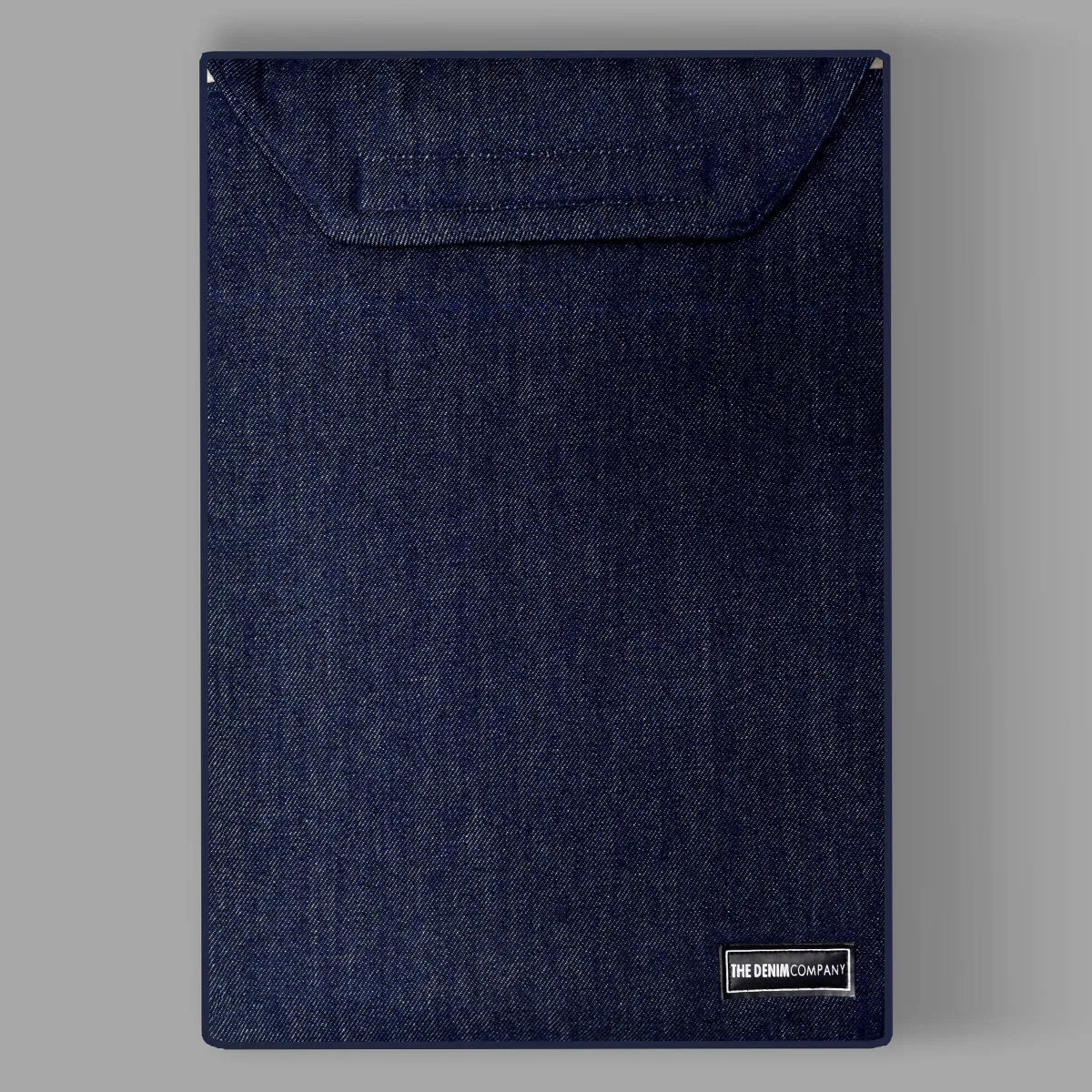 Denim Laptop Sleeve Velcro (Rinse Denim)